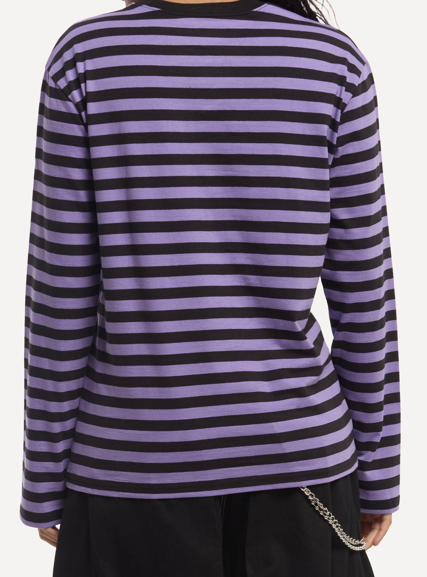 Kuromi Star Striped Girls Long-Sleeve T-Shirt, MULTI, alternate - view 3