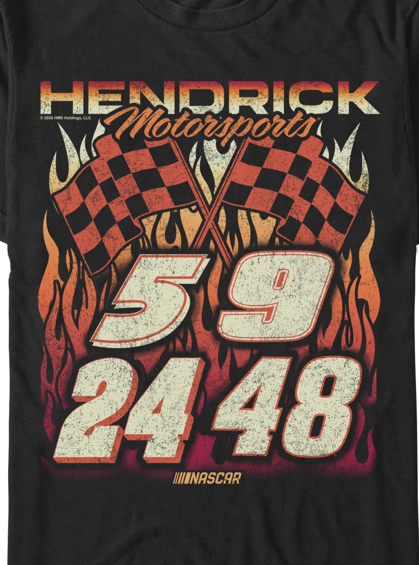NASCAR Hendrick Burning Flames Big & Tall T-Shirt