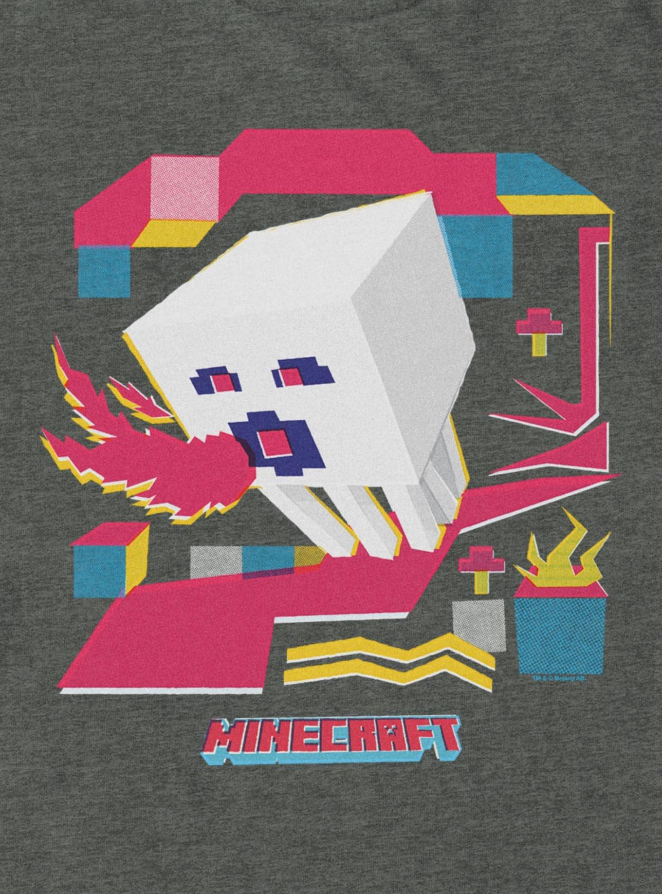 Minecraft Ghast Fireball Big & Tall T-Shirt, , hi-res