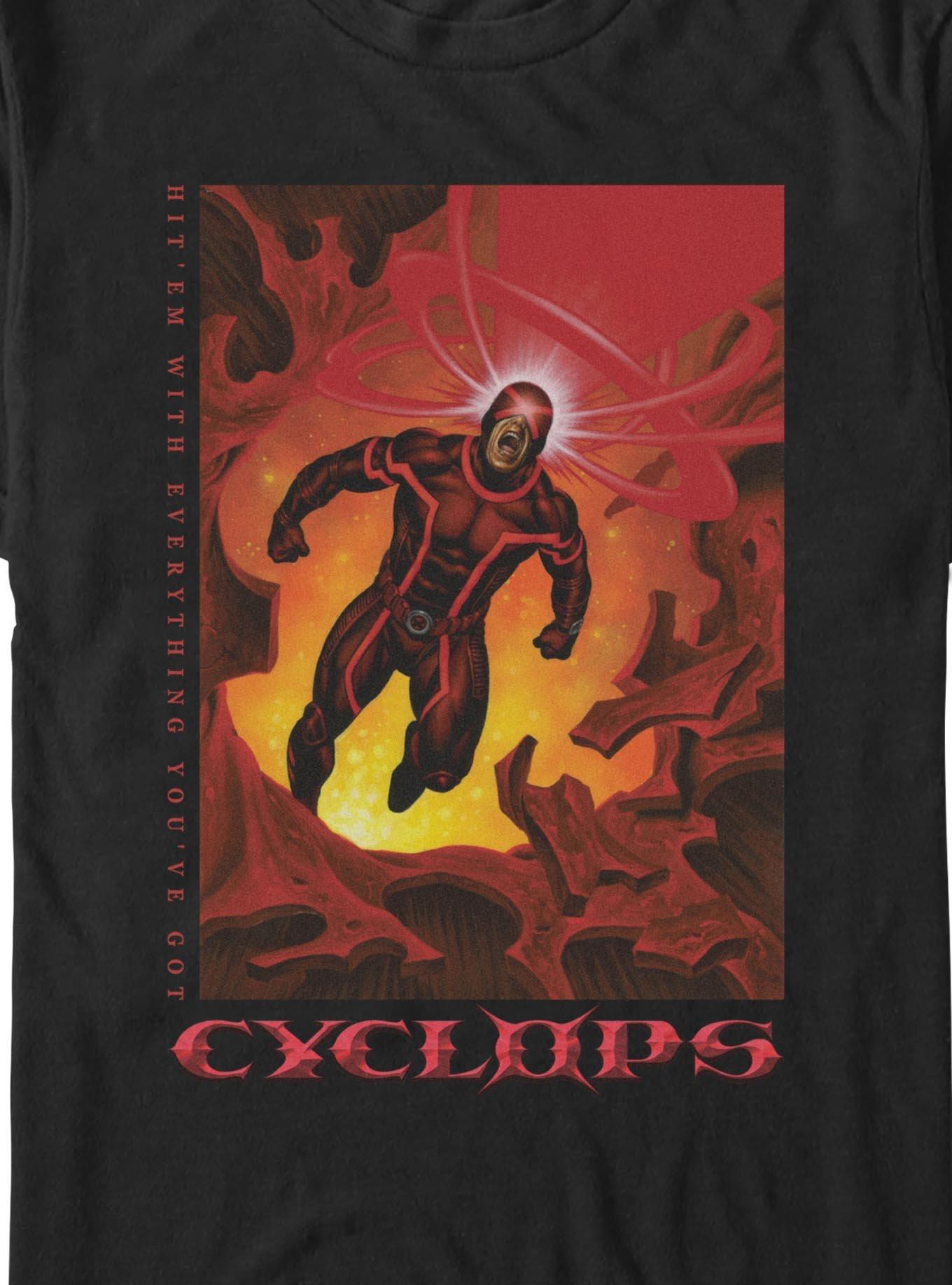 Marvel X-Men Cyclops Poster Big & Tall T-Shirt