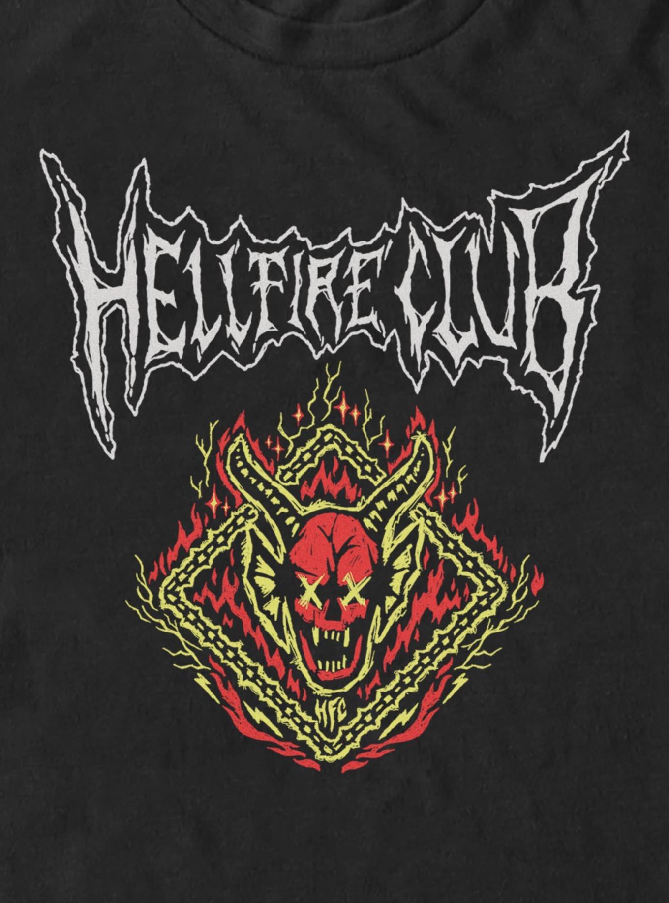 Stranger Things Hellfire Club Flame Icon Big & Tall T-Shirt, , hi-res
