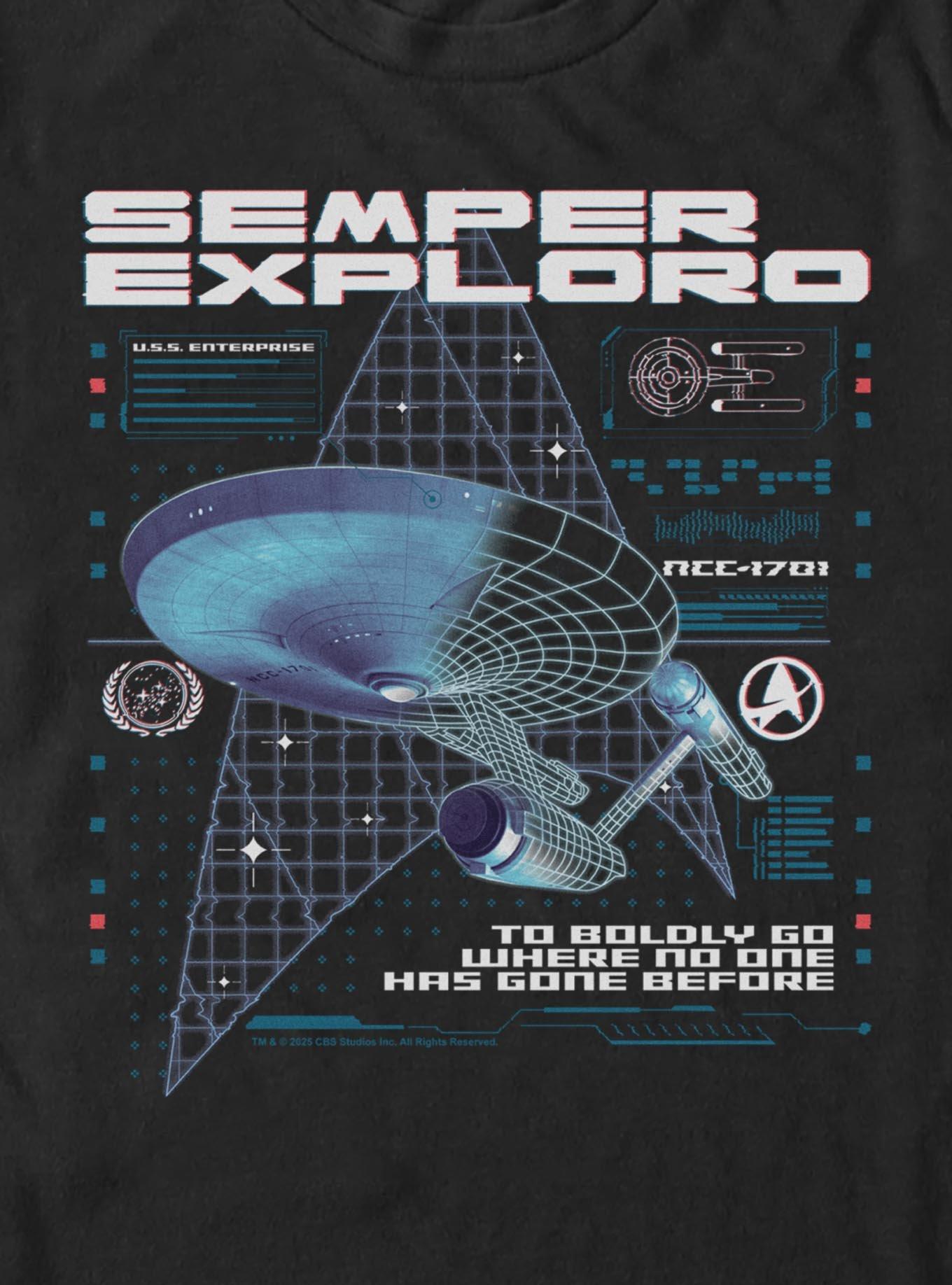 Star Trek Semper Exploro Big & Tall T-Shirt, , hi-res