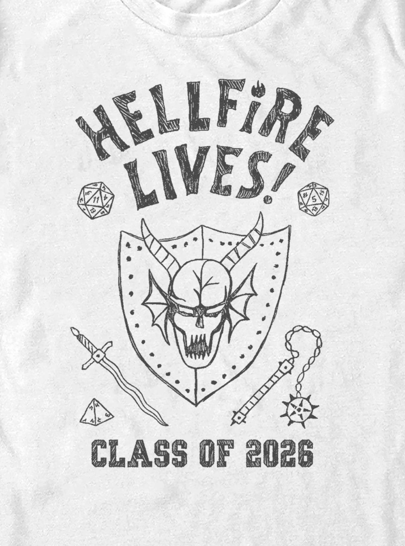 Stranger Things Hellfire lives Marker Big & Tall T-Shirt, , hi-res