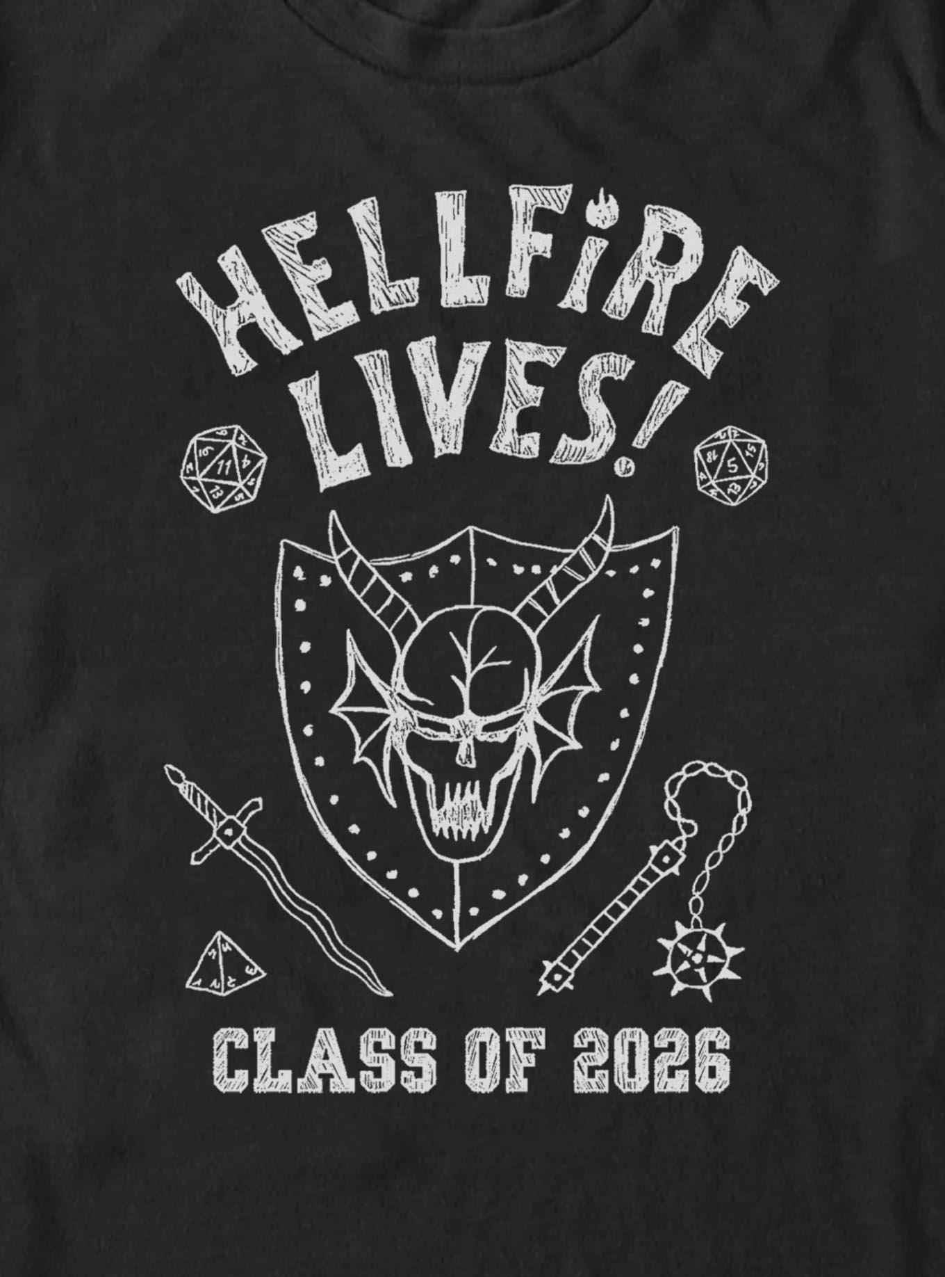 Stranger Things Hellfire lives Marker Big & Tall T-Shirt, , hi-res