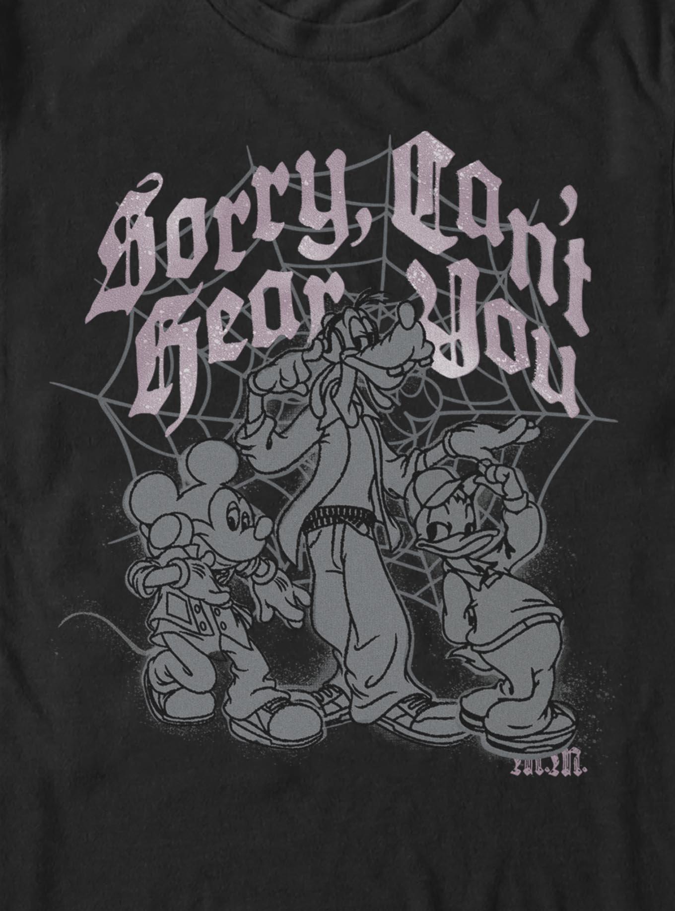Disney Mickey Mouse Sorry Can't Hear You Big & Tall T-Shirt, , hi-res