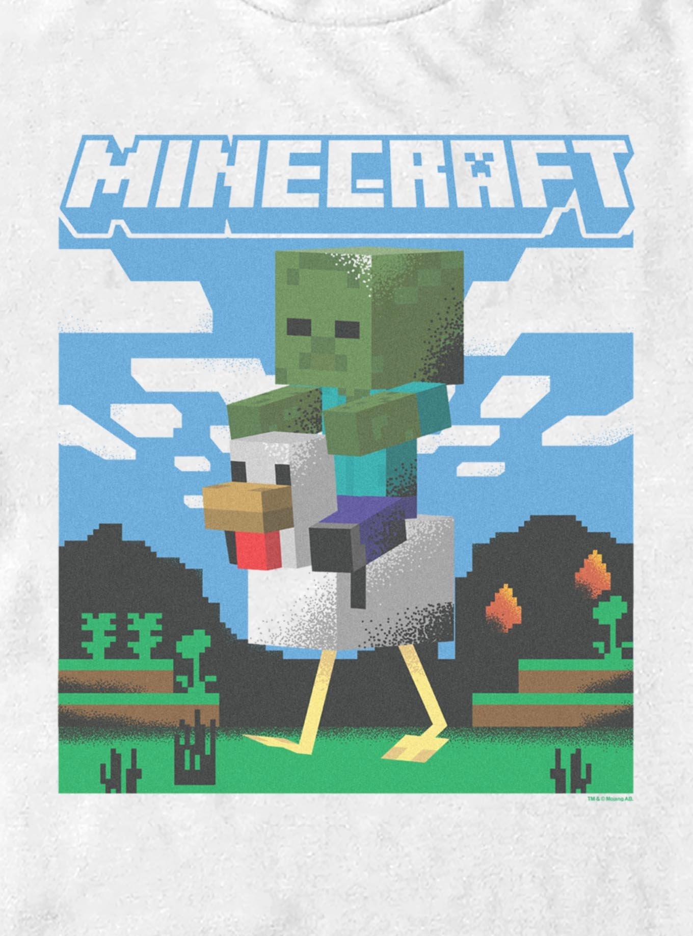 Minecraft Chicken Jockey Big & Tall T-Shirt, , hi-res