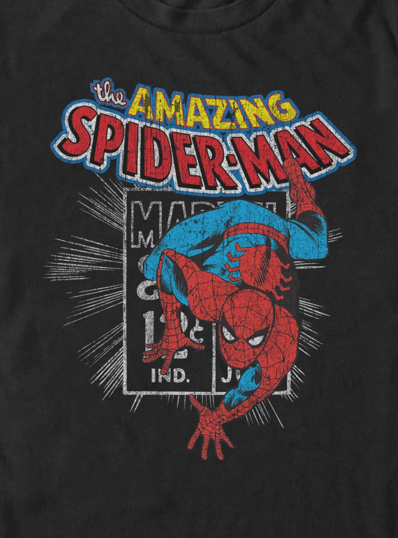 Marvel Spider-Man Spidey Stamp Big & Tall T-Shirt, , hi-res
