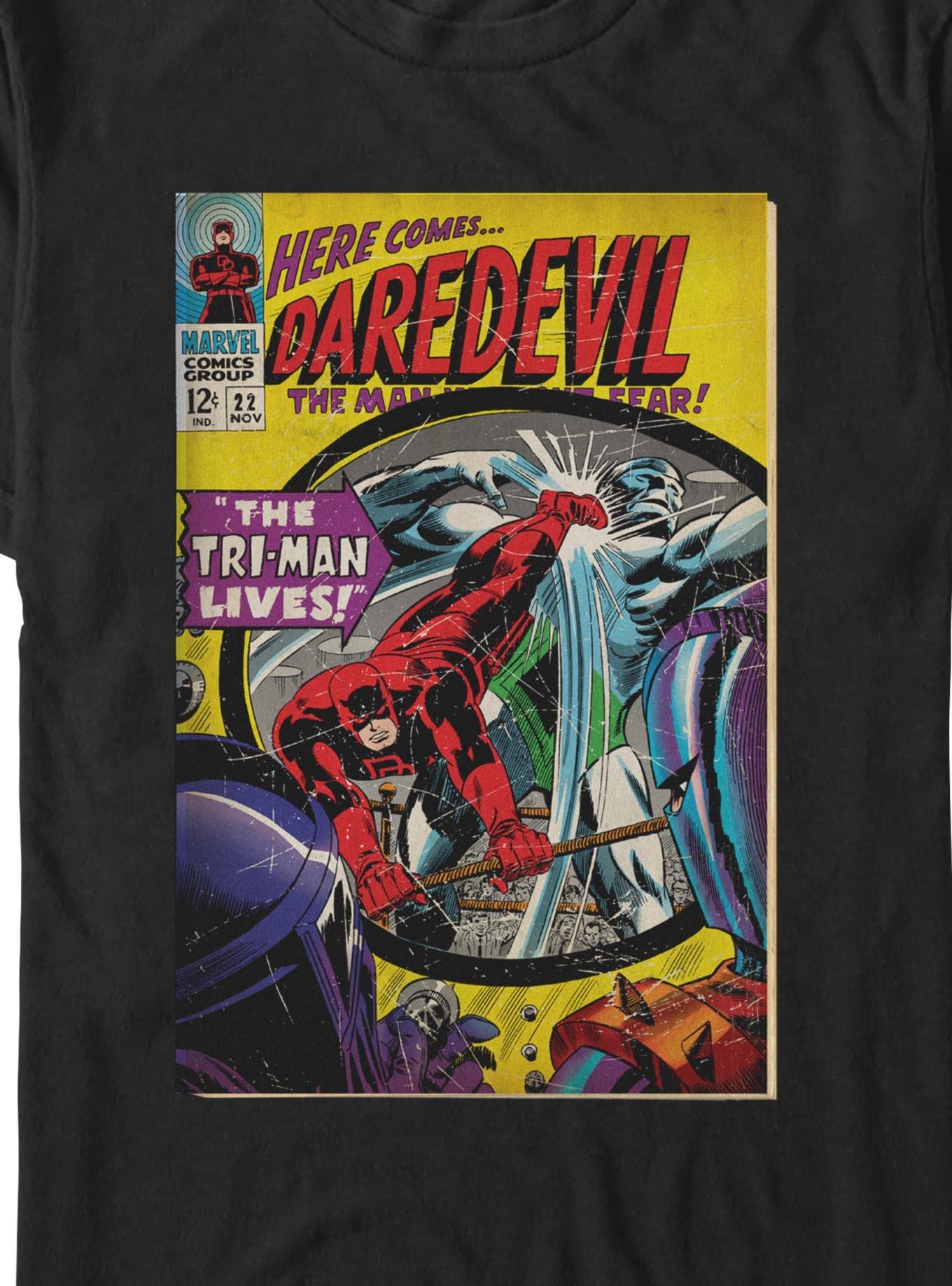 Marvel Daredevil The Tri-Man Lives Cover Comic Big & Tall T-Shirt, , hi-res