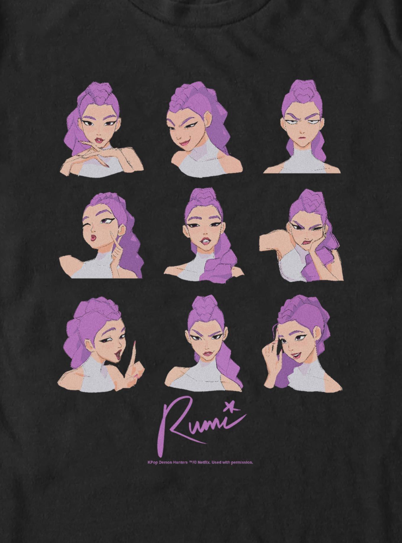KPop Demon Hunters HUNTR/X Rumi Expressions Big & Tall T-Shirt, , hi-res