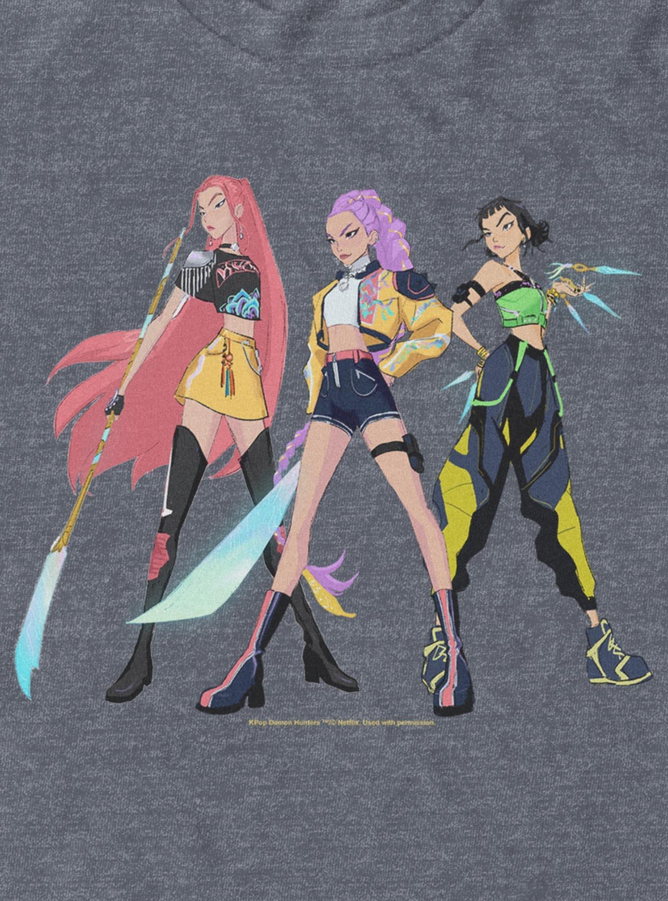 KPop Demon Hunters HUNTR/X Pose Big & Tall T-Shirt, , hi-res