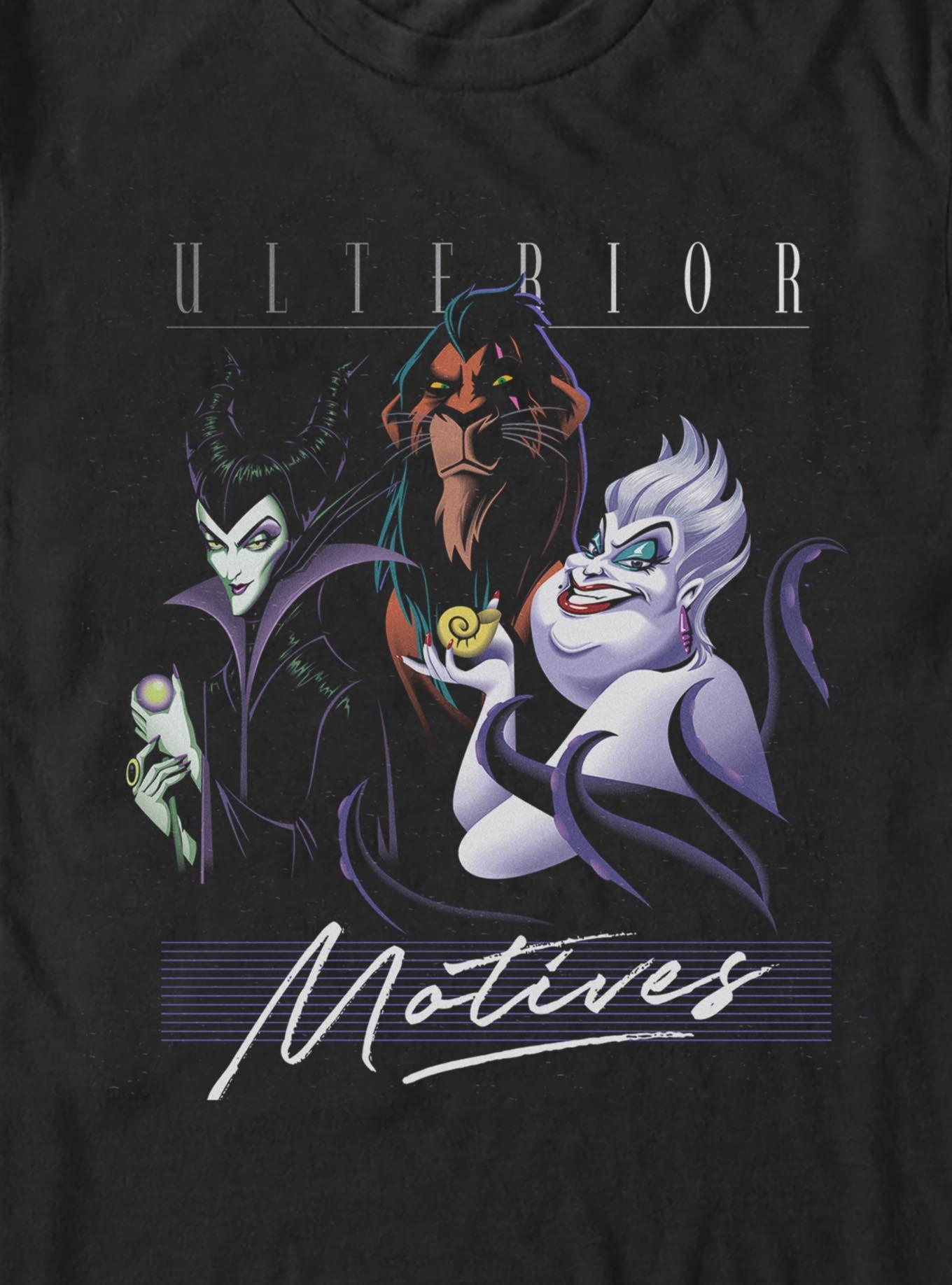 Disney Villains Ulterior Motives Retro Big & Tall T-Shirt, , hi-res