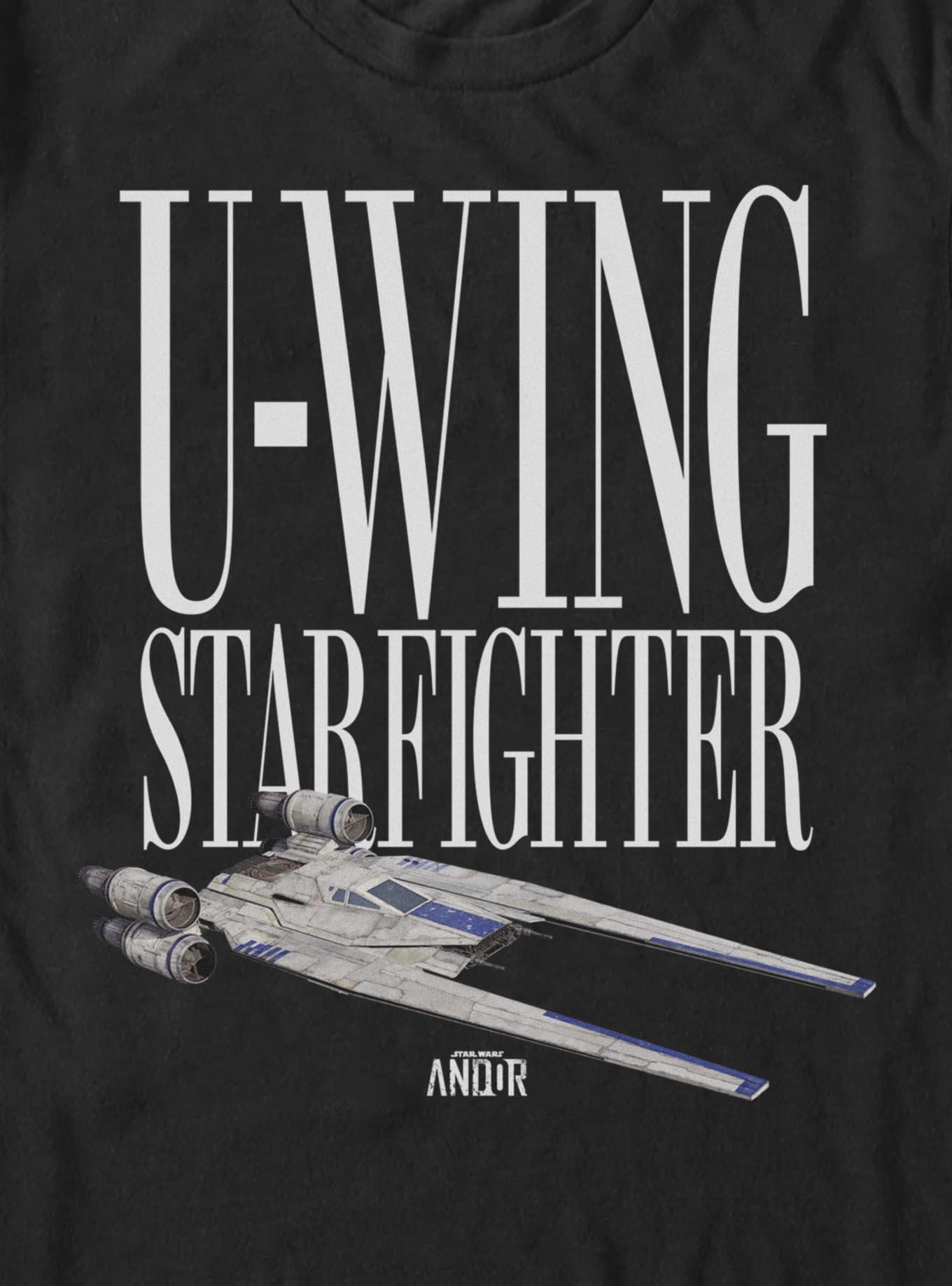 Star Wars U-Wing Starfighter Big & Tall T-Shirt, BLACK, alternate