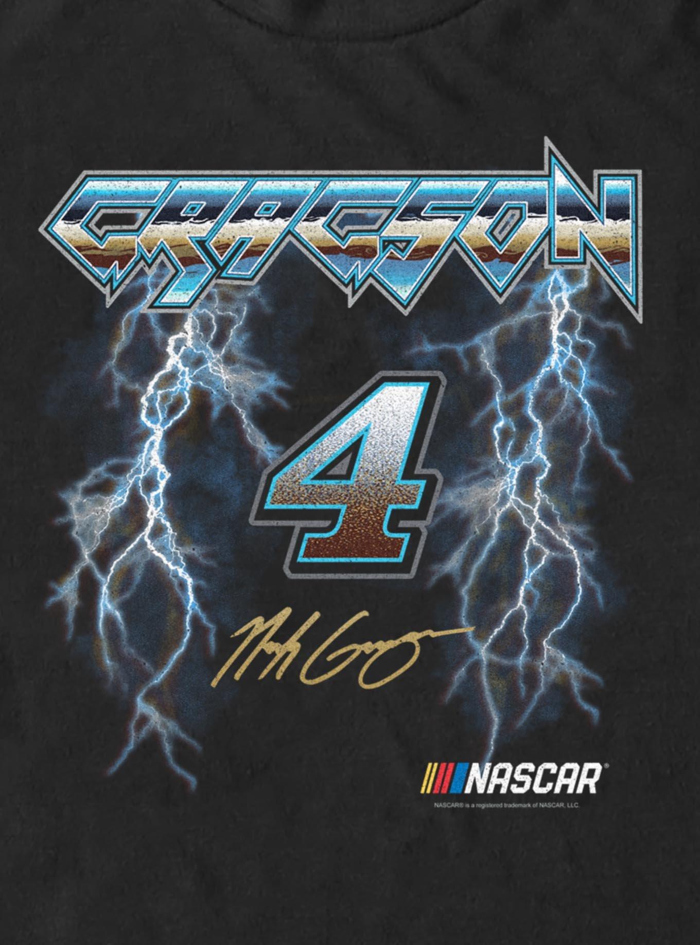 NASCAR Gragson Lightning Big & Tall T-Shirt, BLACK, alternate