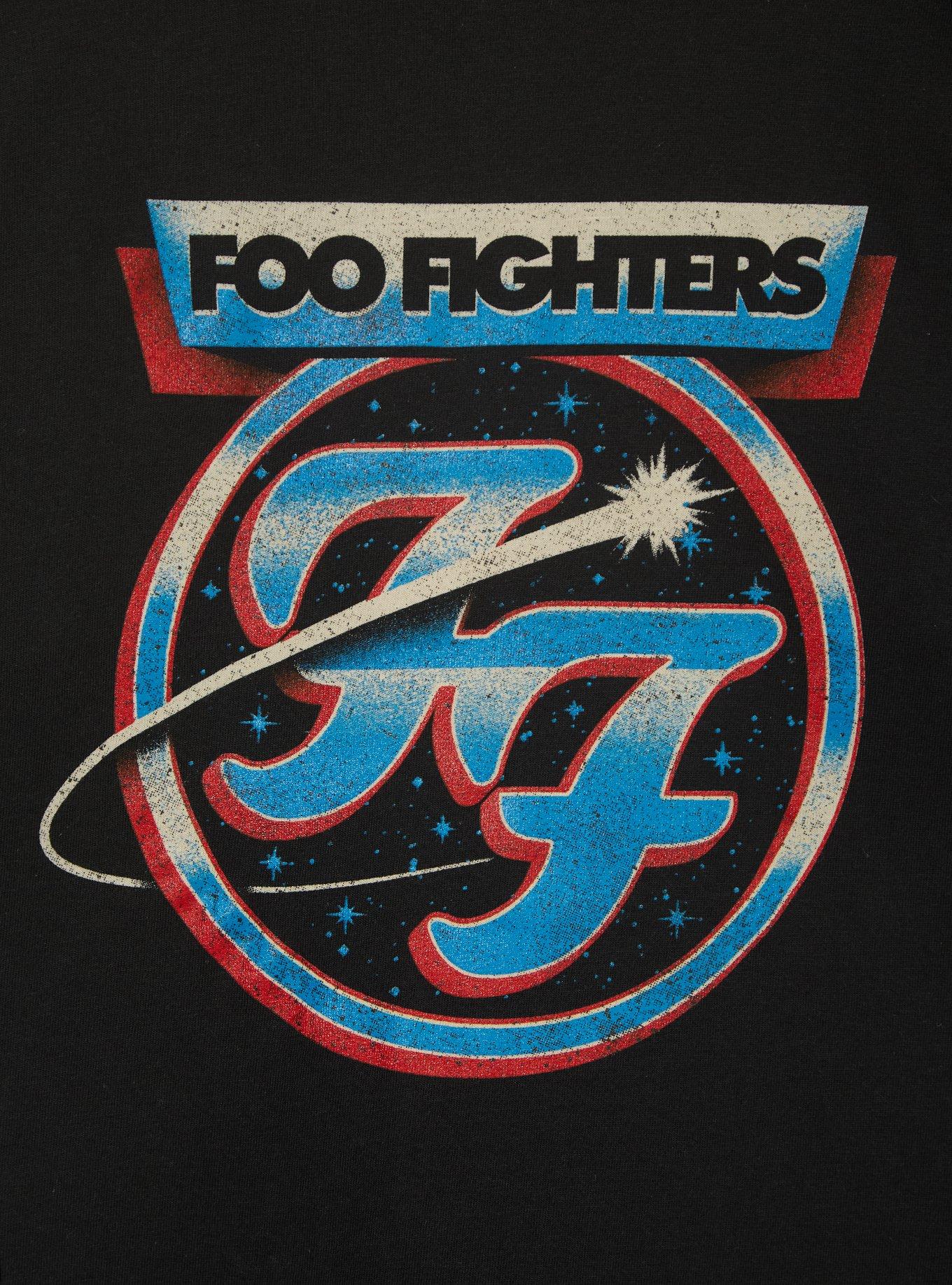 Foo Fighters Chrome Logo T-Shirt, , hi-res