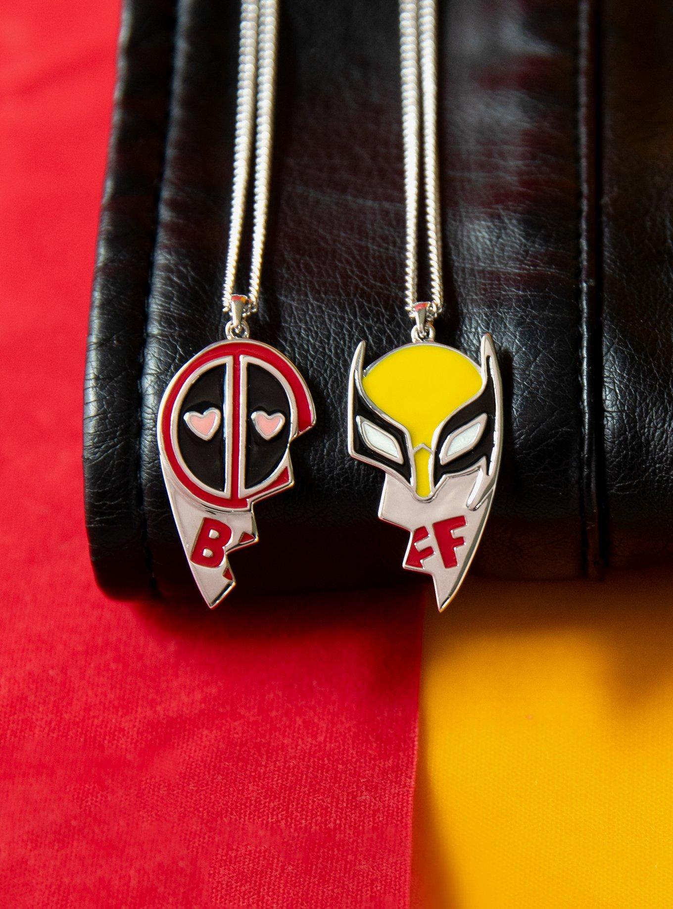 Marvel X RockLove Marvel Studios Deadpool And Wolverine Best Bubs Necklace Set, , alternate