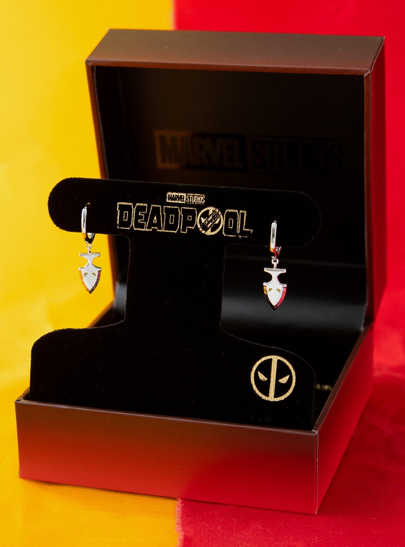 Marvel X RockLove Marvel Studios Deadpool And Wolverine Dagger Earrings, , alternate