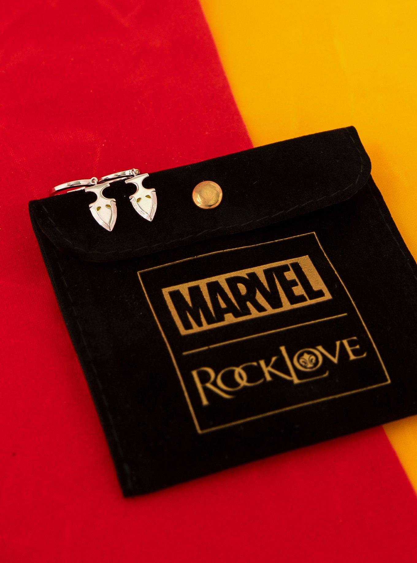 Marvel X RockLove Marvel Studios Deadpool And Wolverine Dagger Earrings, , alternate