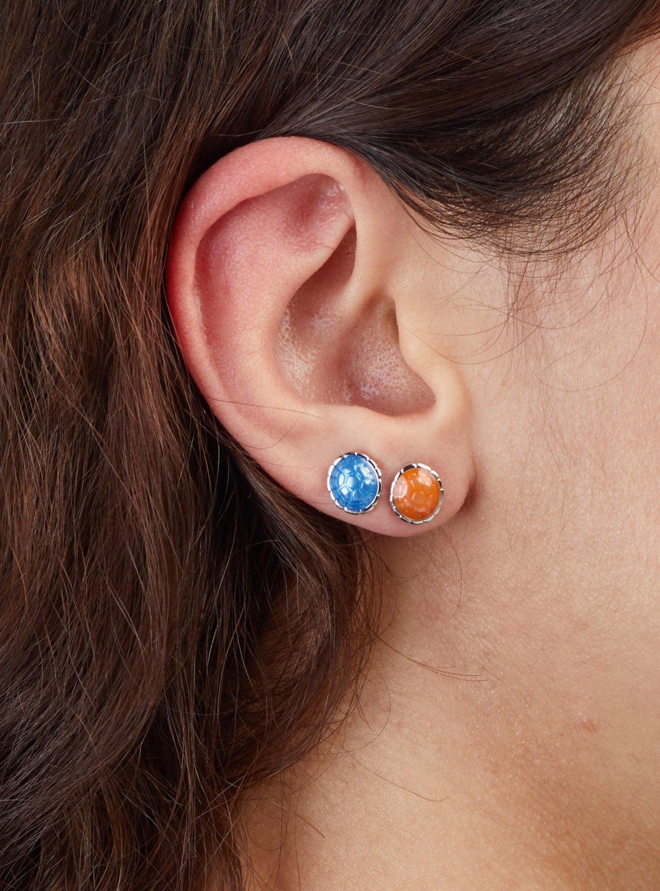 Teenage Mutant Ninja Turtles X RockLove Shell Stud Earrings Set, , hi-res
