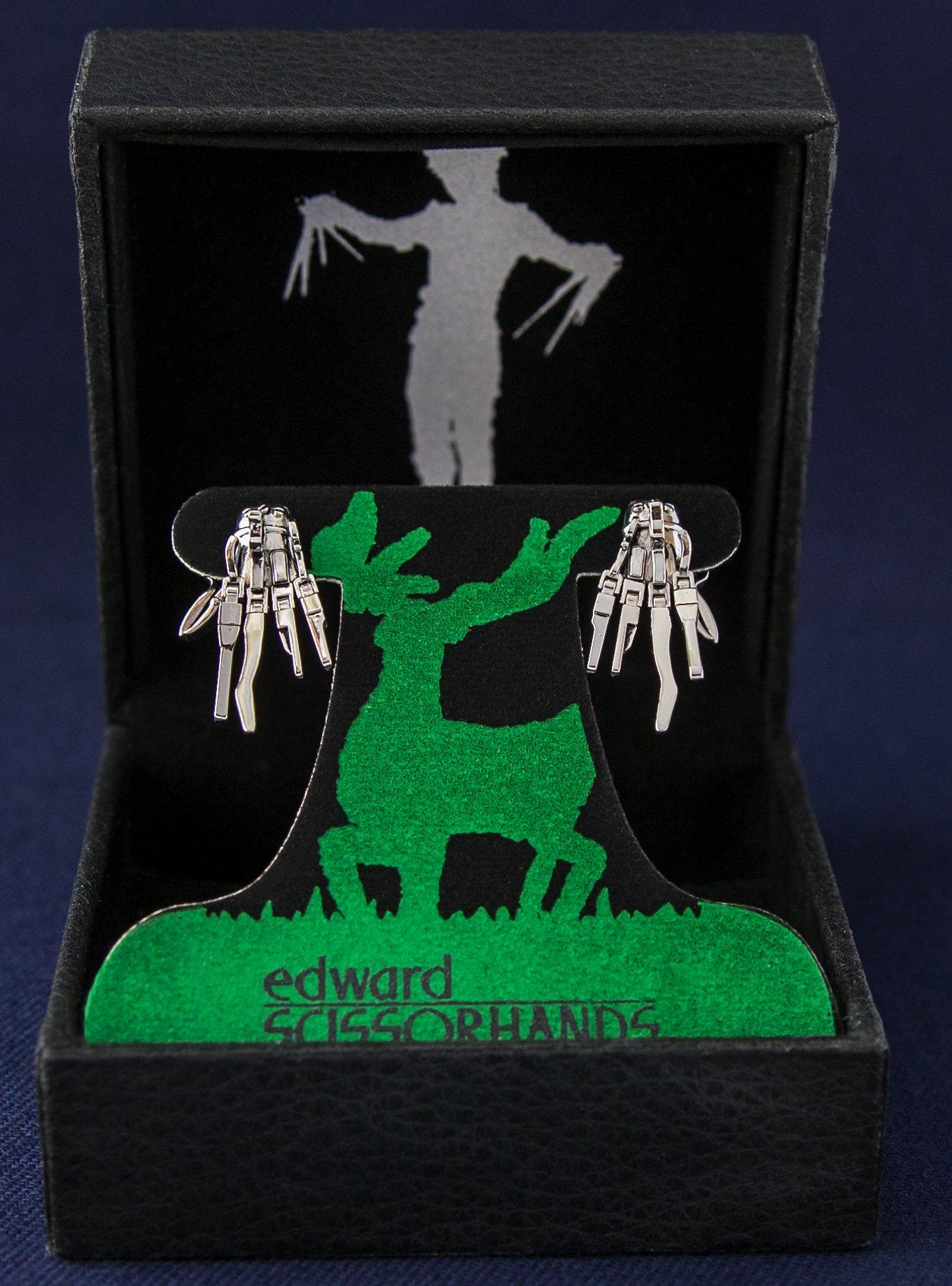 Edward Scissorhands X RockLove Articulated Scissor Earrings, , alternate