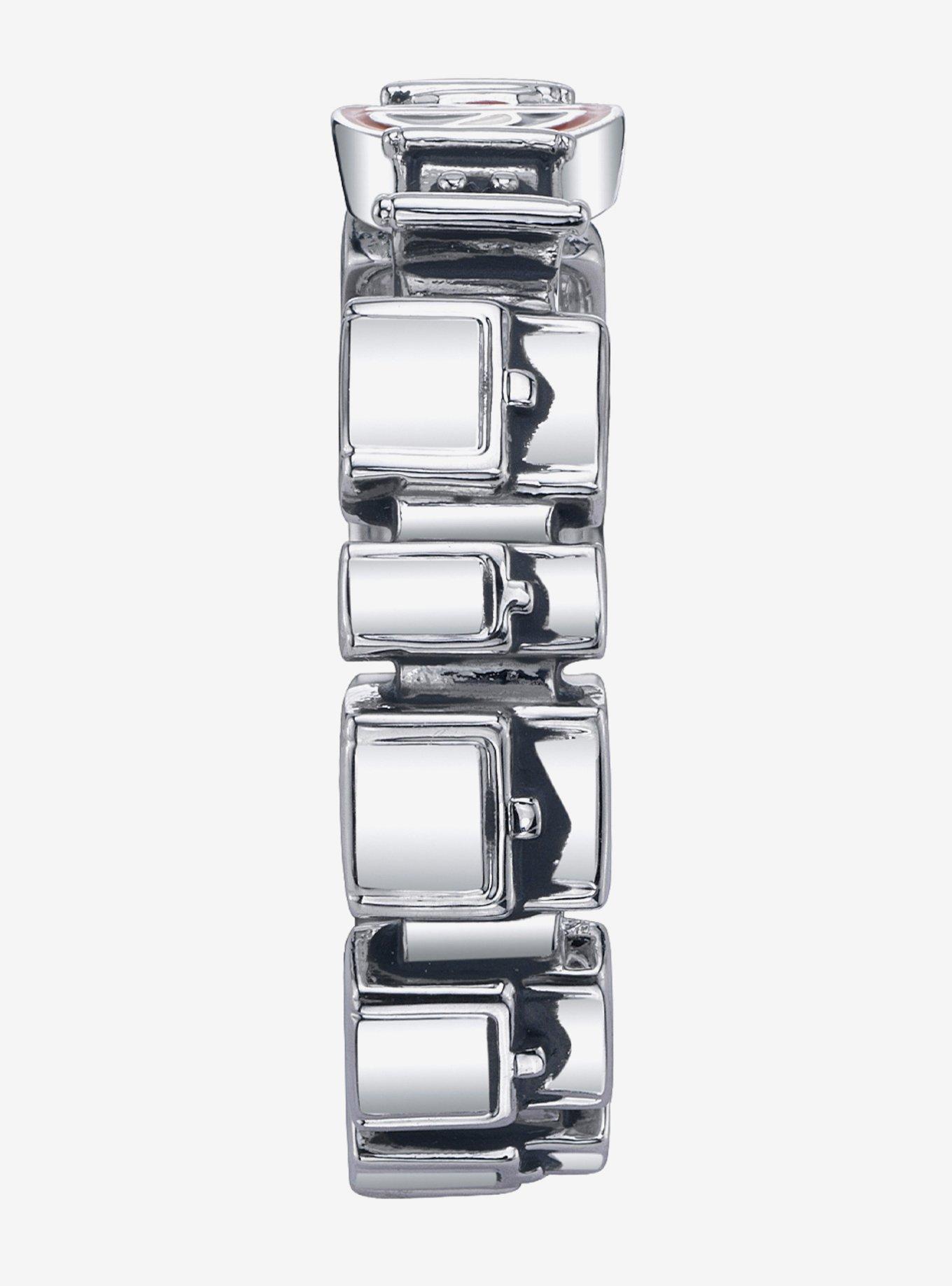 Marvel X RockLove Marvel Studios Deadpool And Wolverine Deadpool Belt Ring, SILVER, alternate