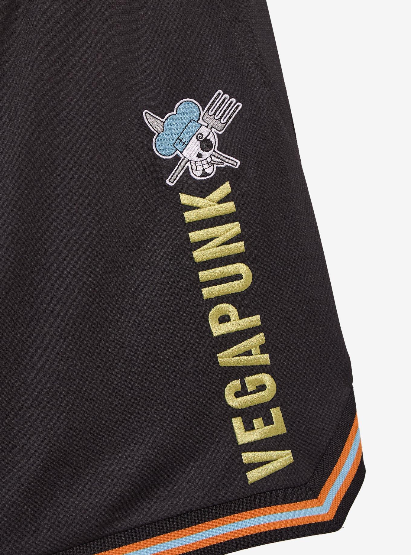 One Piece Sanji Egghead Arc Basketball Shorts - BoxLunch Exclusive, ORANGE, alternate - view 3