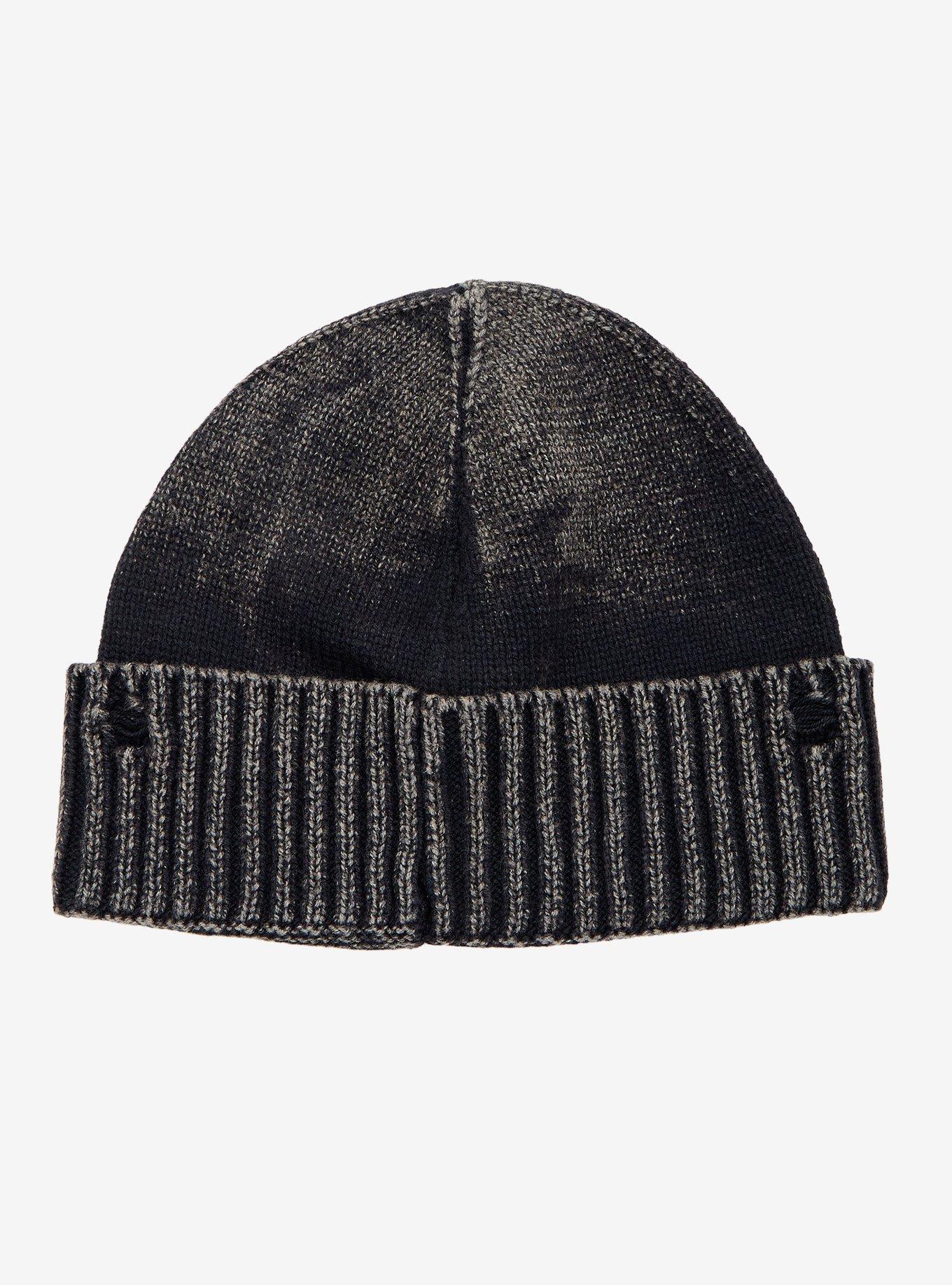 Grey Stud Hardware Beanie, , alternate - view 2