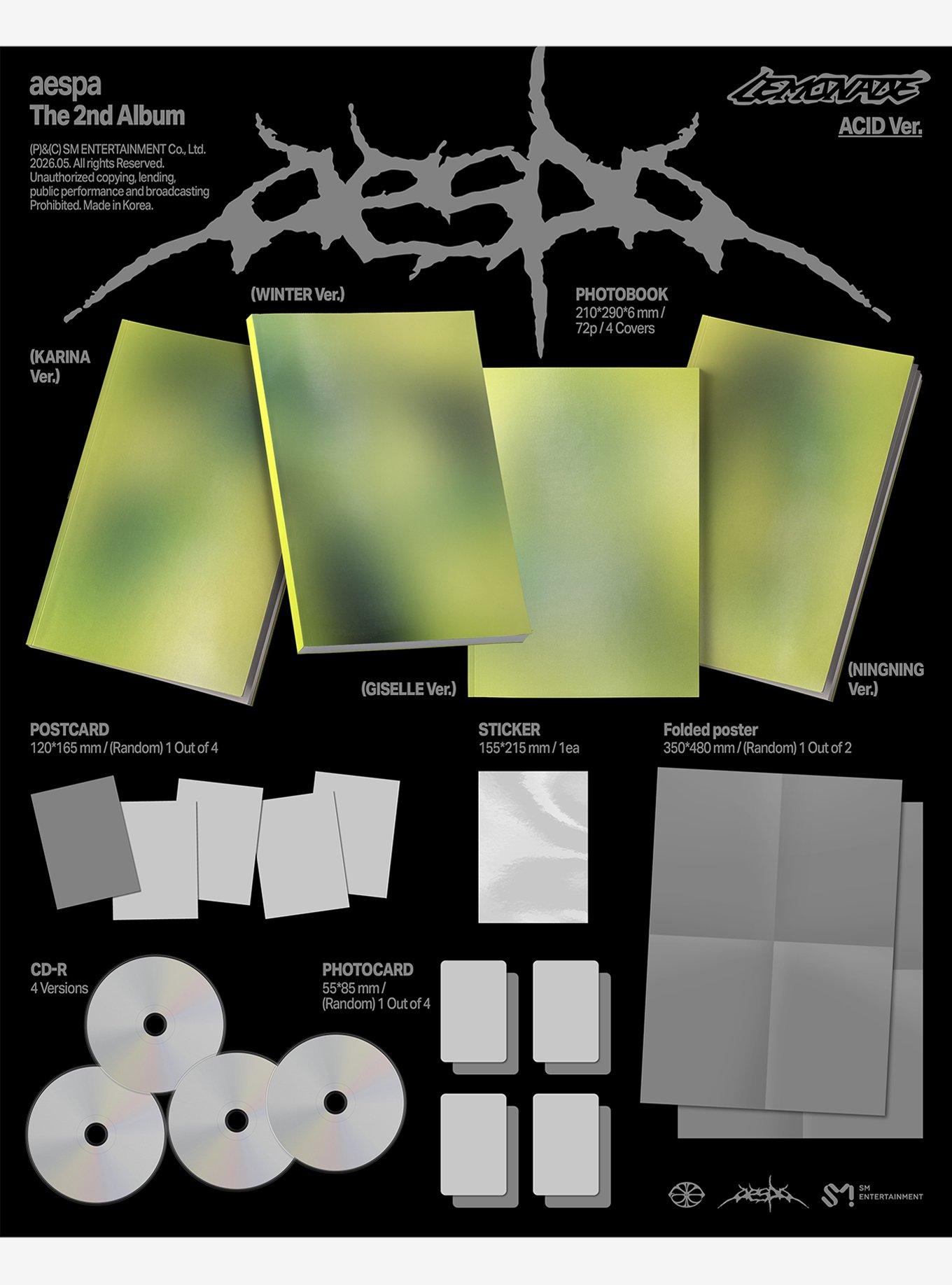 aespa The 2nd Album LEMONADE (ACID Ver.) CD, , hi-res