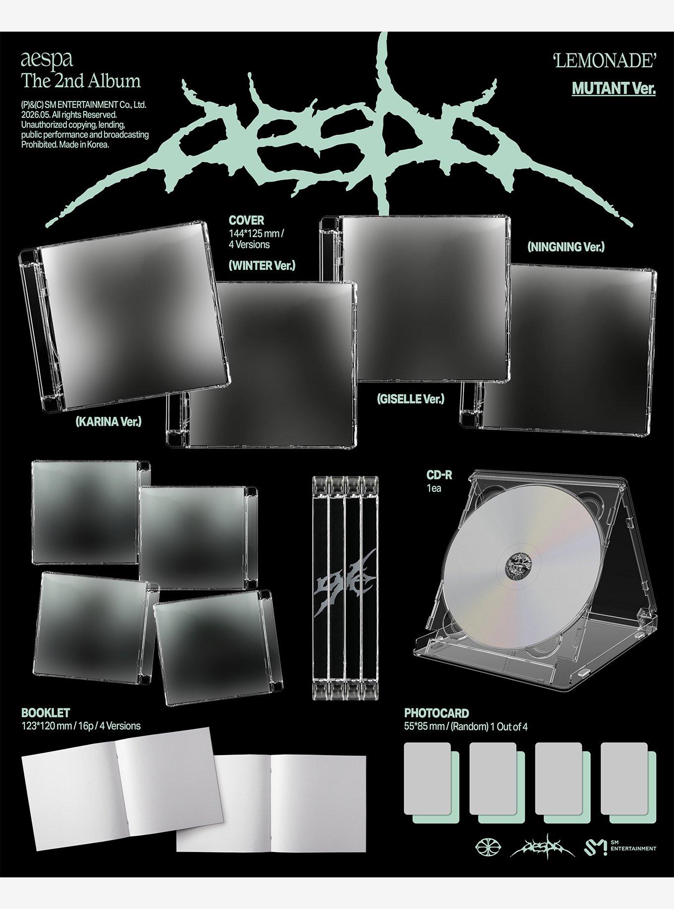 aespa The 2nd Album LEMONADE (MUTANT Ver.) CD, , hi-res