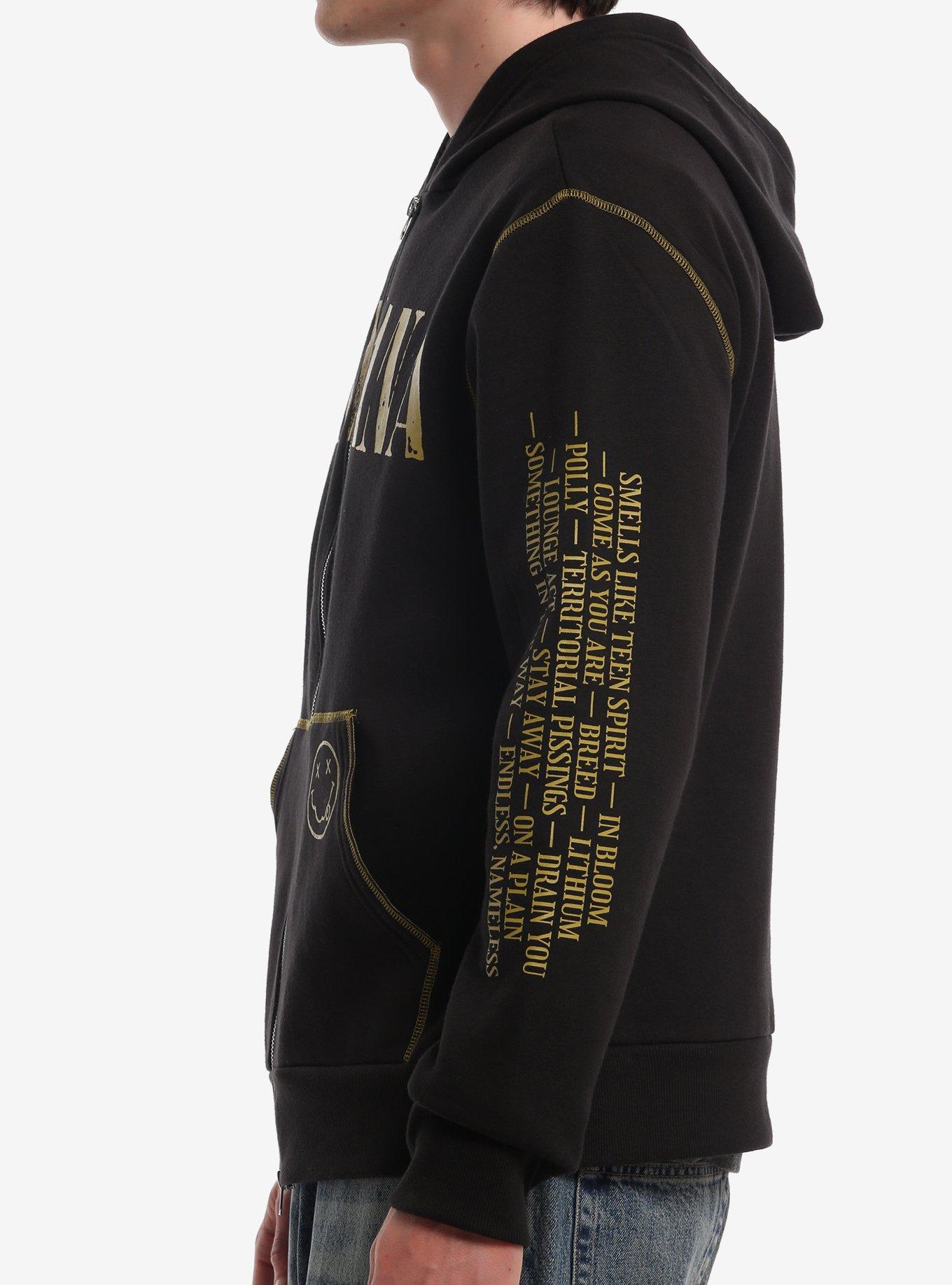 Nirvana Nevermind Hoodie, BLACK, alternate - view 4