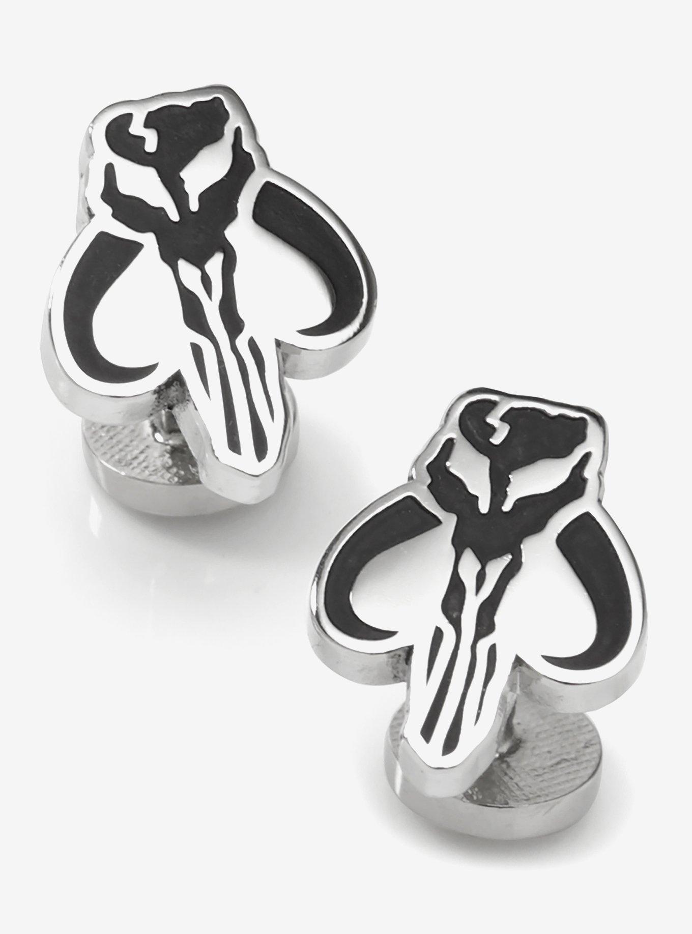 Star Wars Mandalorian Mythosaur Cufflinks and Tie Bar Gift Set, , alternate