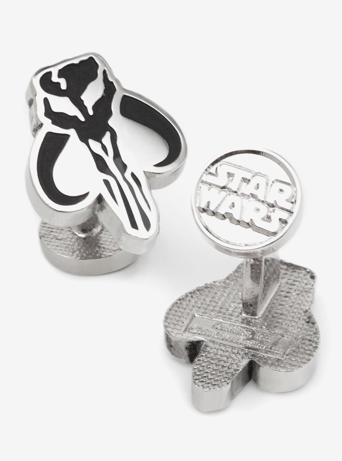 Star Wars Mandalorian Mythosaur Cufflinks and Tie Bar Gift Set, , alternate