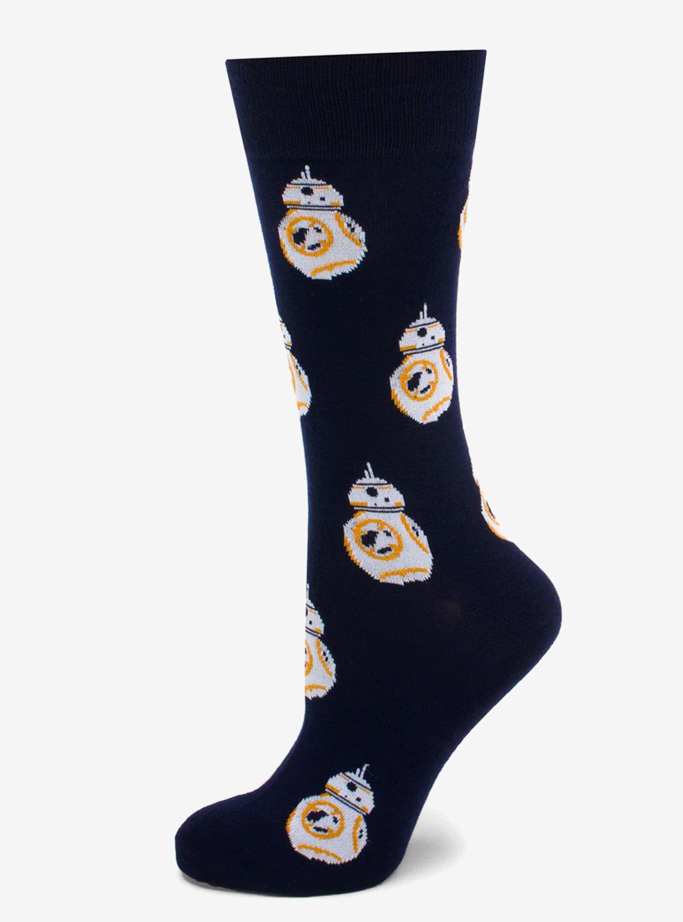 Star Wars BB-8 Navy Dress Socks and Rebel Alliance Starbird Crest Lapel Pin Gift Set, , hi-res