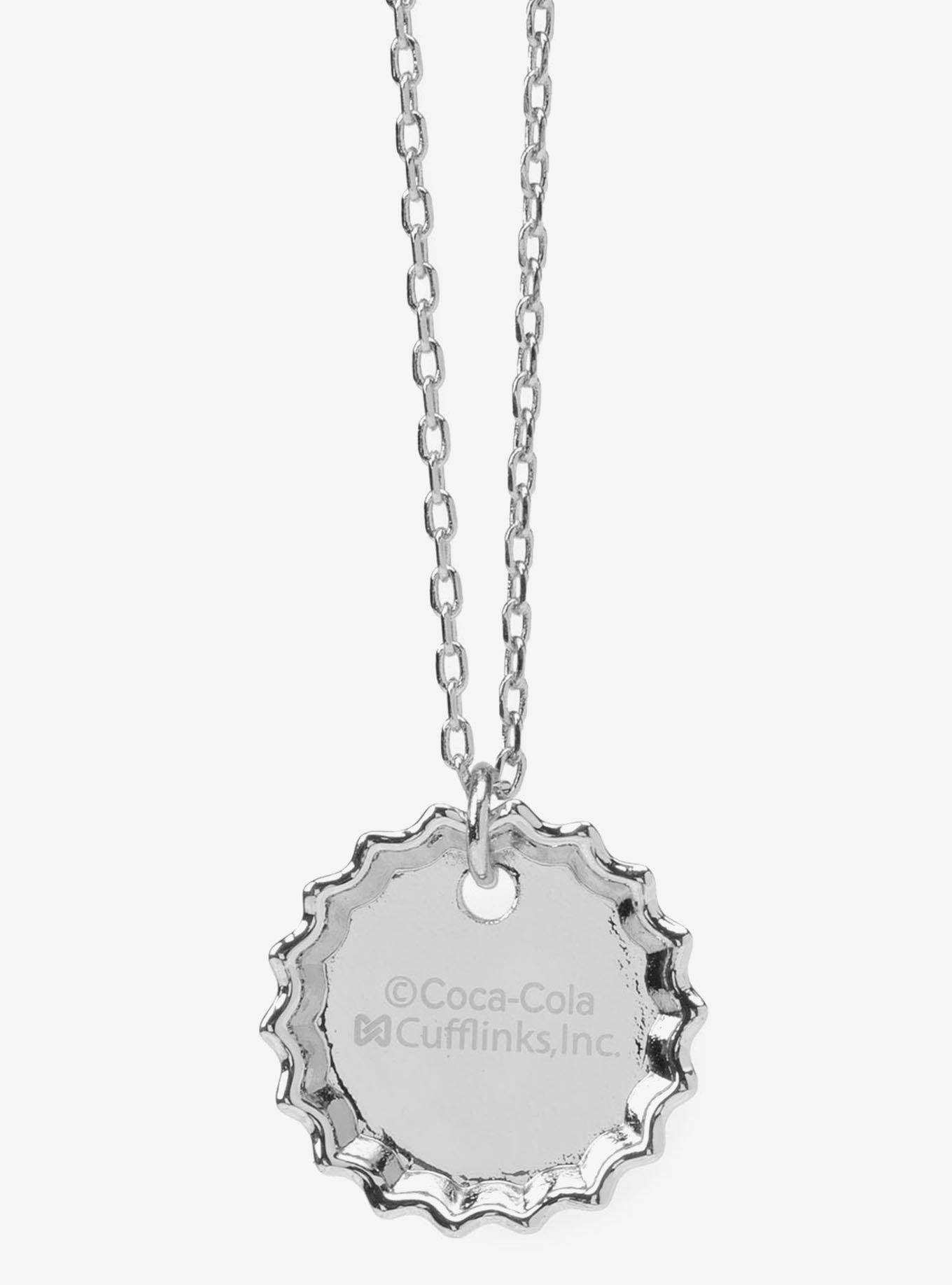 Coca-Cola Red Bottle Cap Necklace, , hi-res
