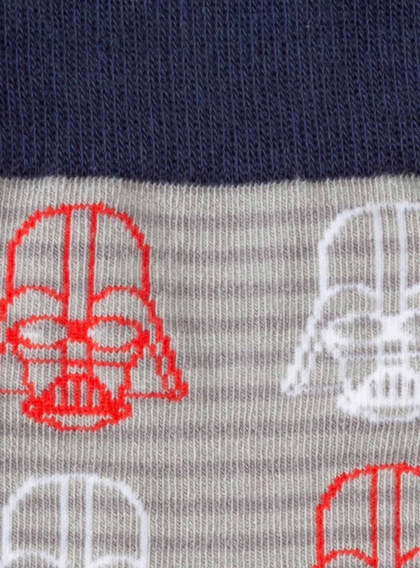 Star Wars Darth Vader Gray and Red Dress Socks and Lapel Pin Gift Set, , alternate