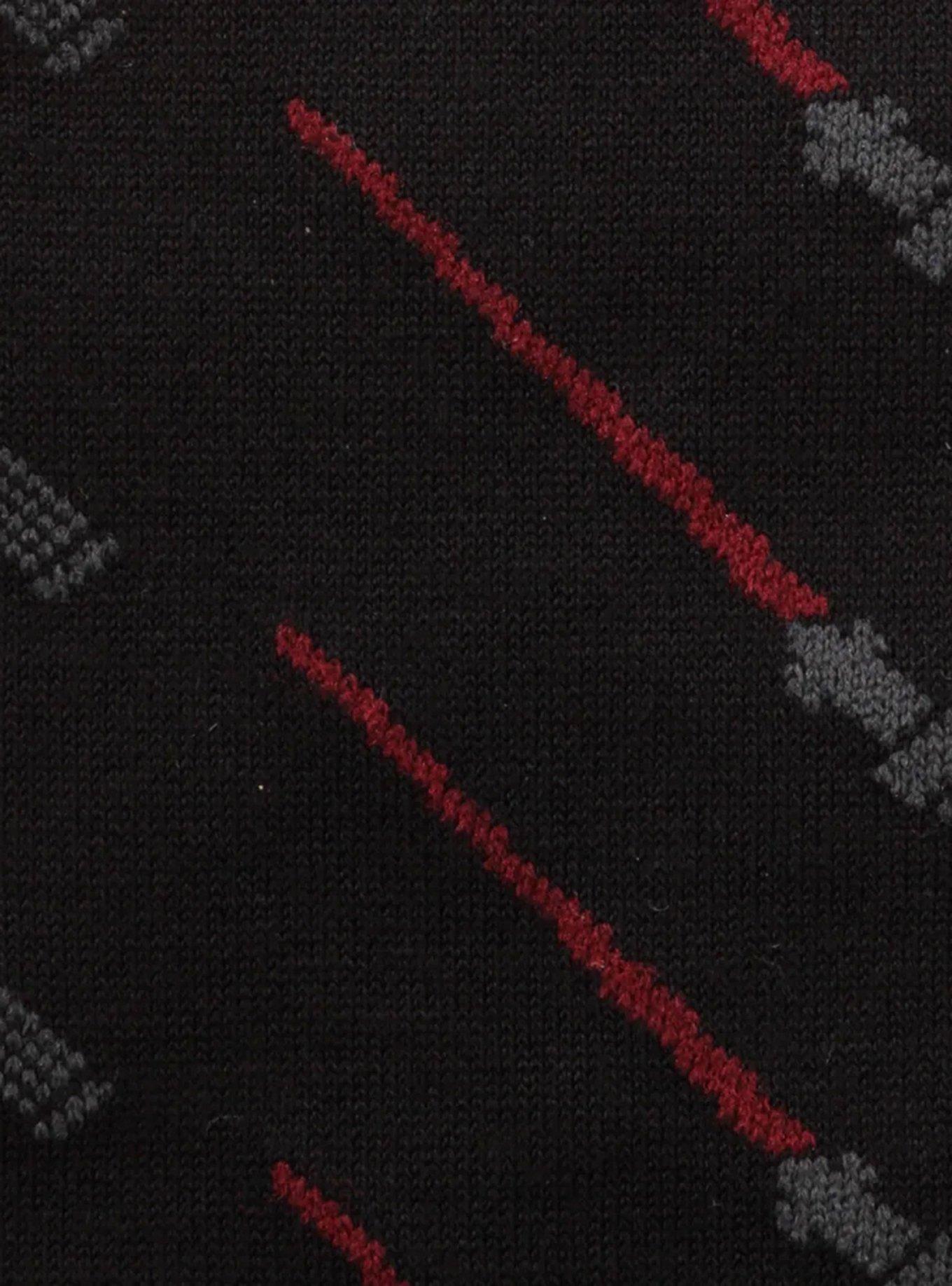Star Wars Darth Vader Lightsaber Black Socks and Lapel Pin Gift Set, , alternate