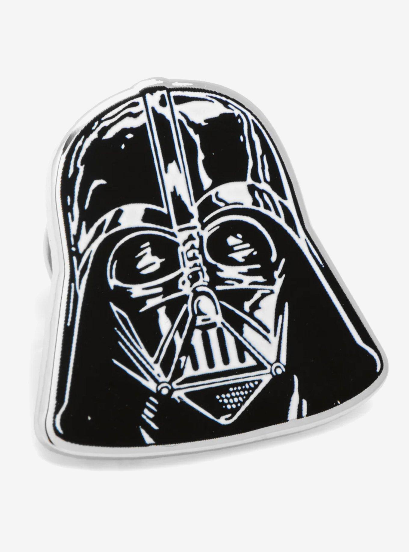 Star Wars Darth Vader and Stormtrooper Black Dress Socks and Darth Vader Lapel Pin Gift Set, , alternate
