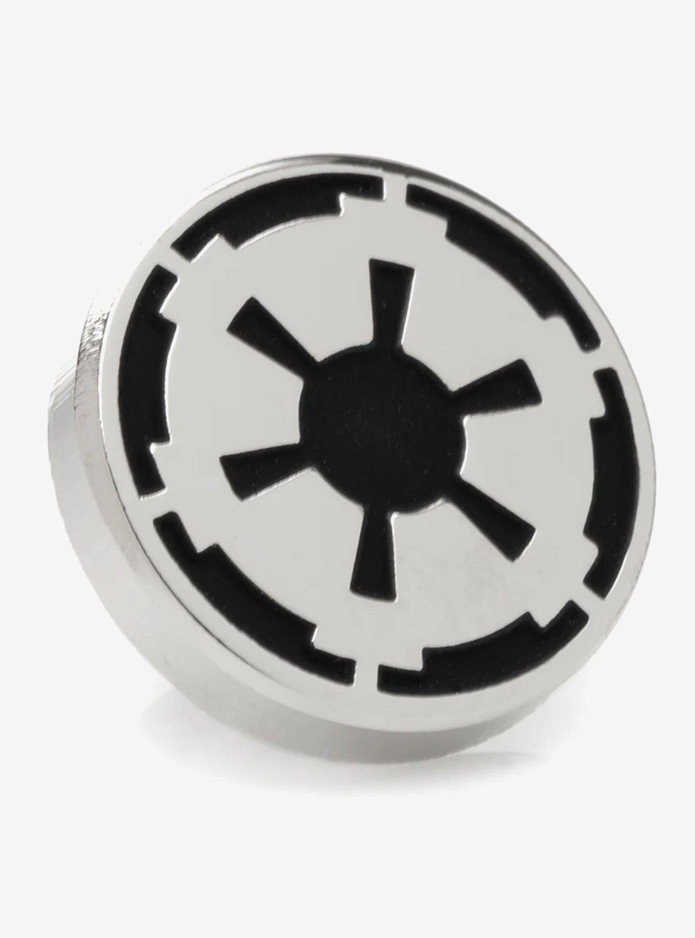 Star Wars Darth Vader Black and Red Plaid Dress Socks and Imperial Crest Lapel Pin Gift Set, , alternate