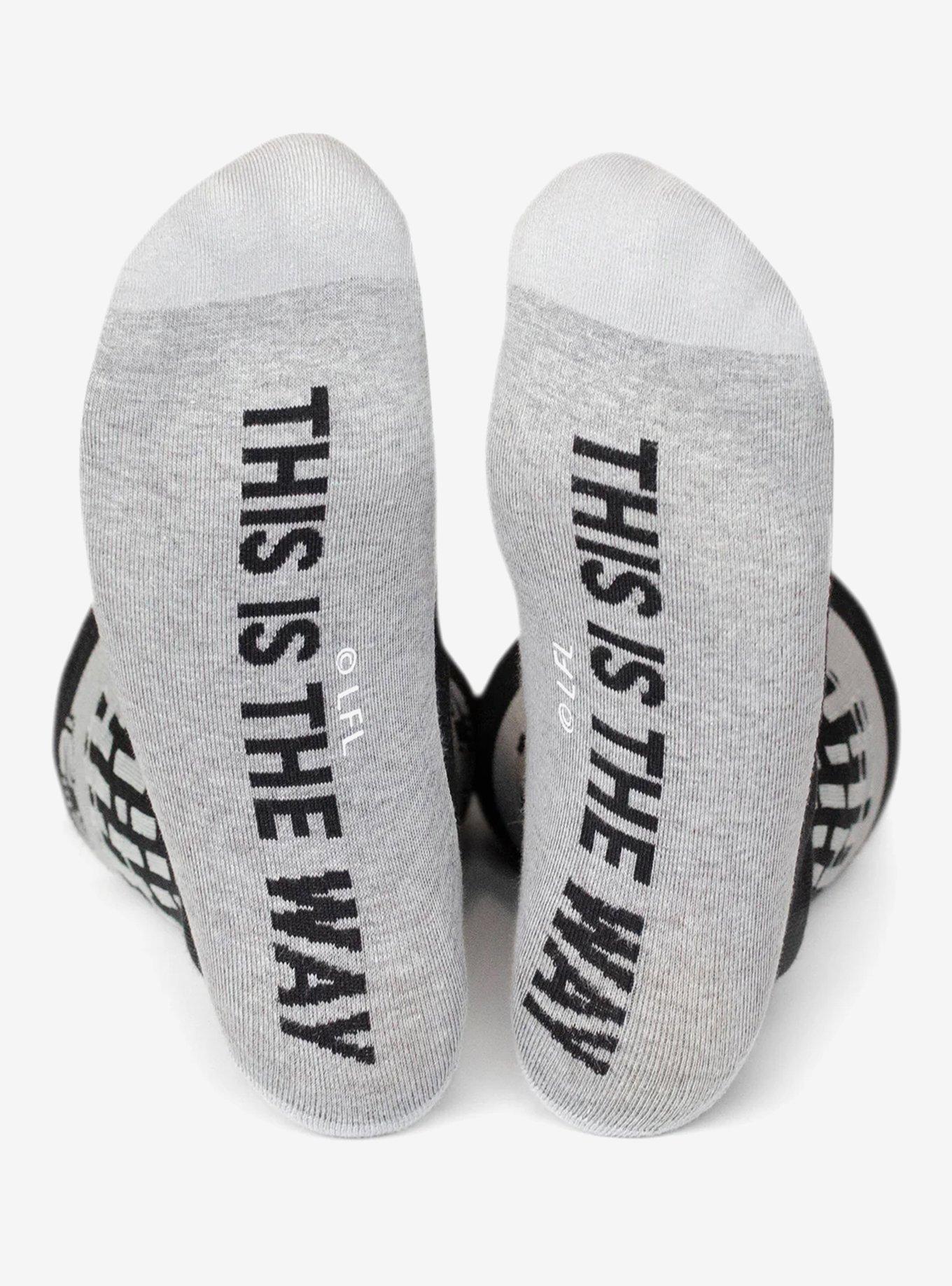 Star Wars Mandalorian "This Is The Way" Dress Socks and Lapel Pin Gift Set, , alternate