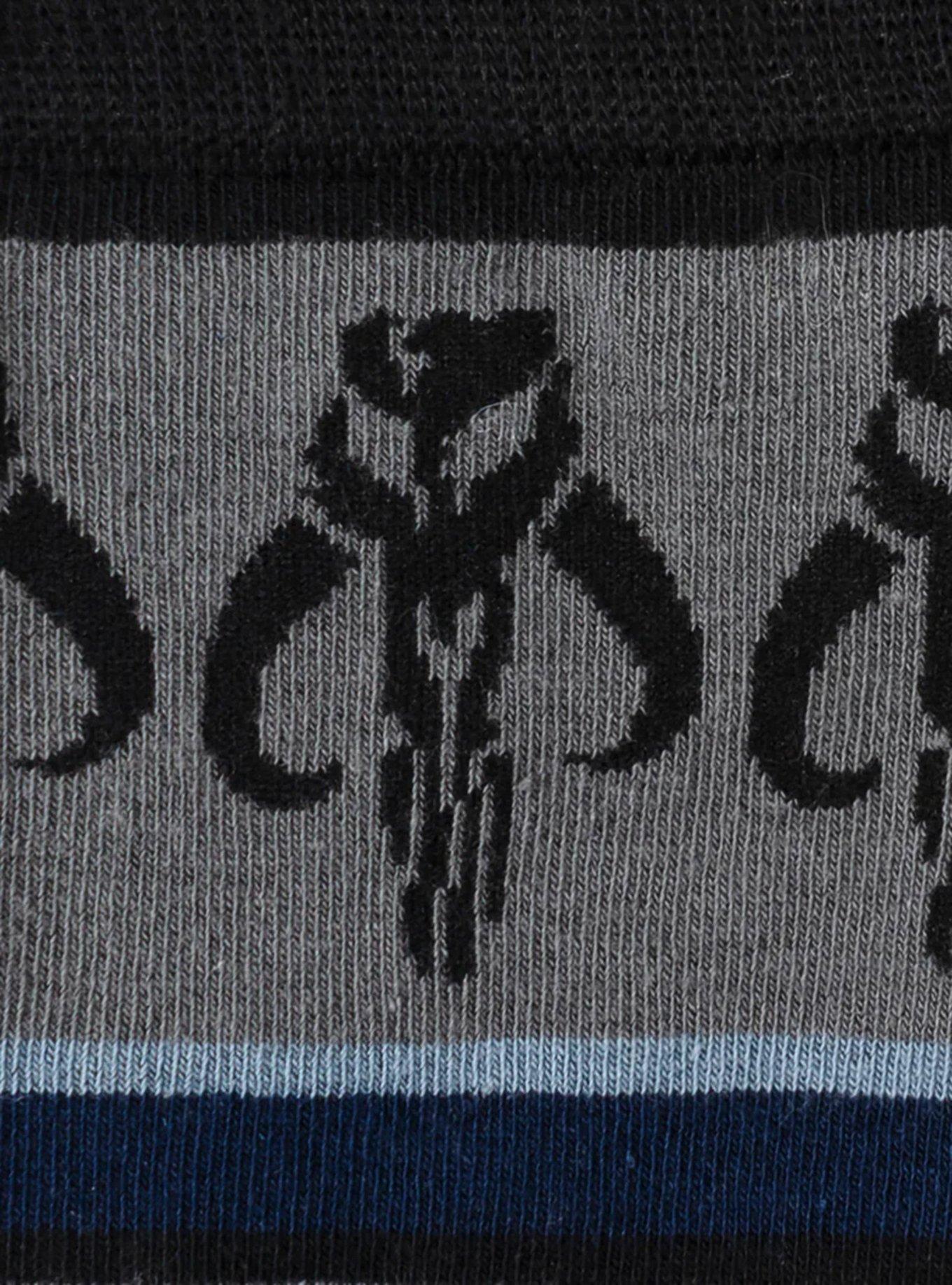 Star Wars Mandalorian Mythosaur Striped Dress Socks and Lapel Pin Gift Set, , alternate