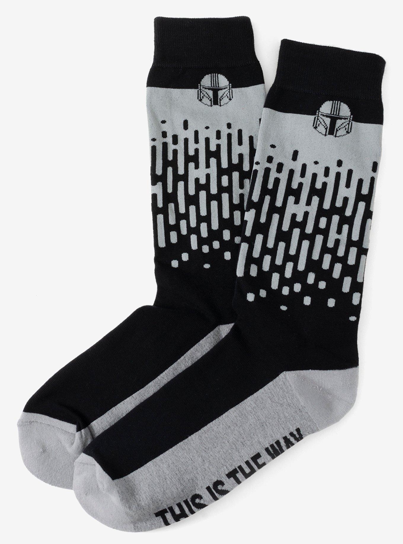 Star Wars Mandalorian 3-Pack Dress Sock and Lapel Pin Gift Set, , alternate