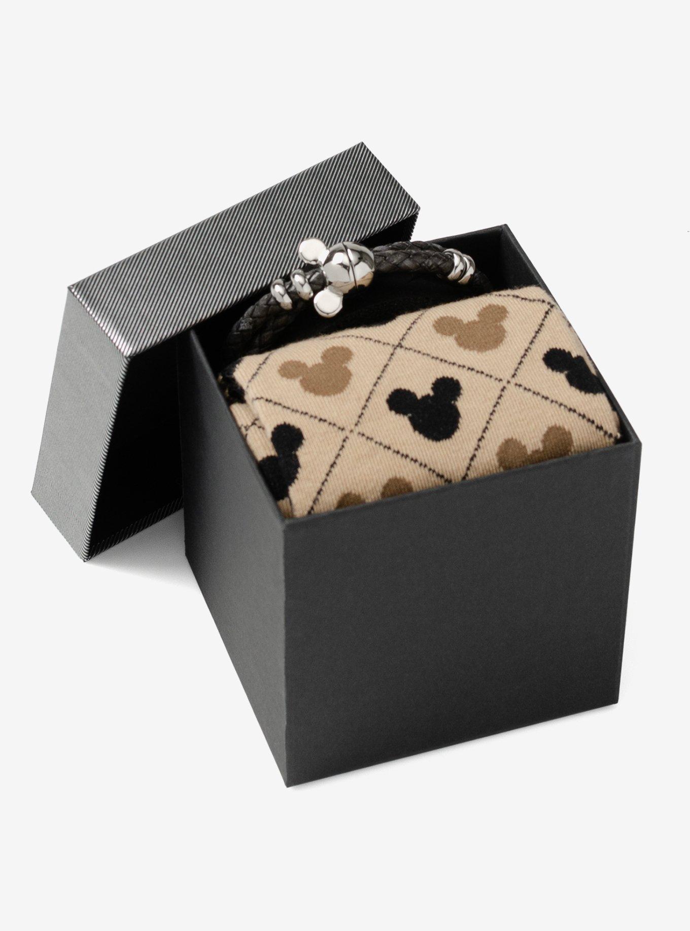 Disney Mickey Mouse Silhouette Sock and Bracelet Gift Set, , hi-res