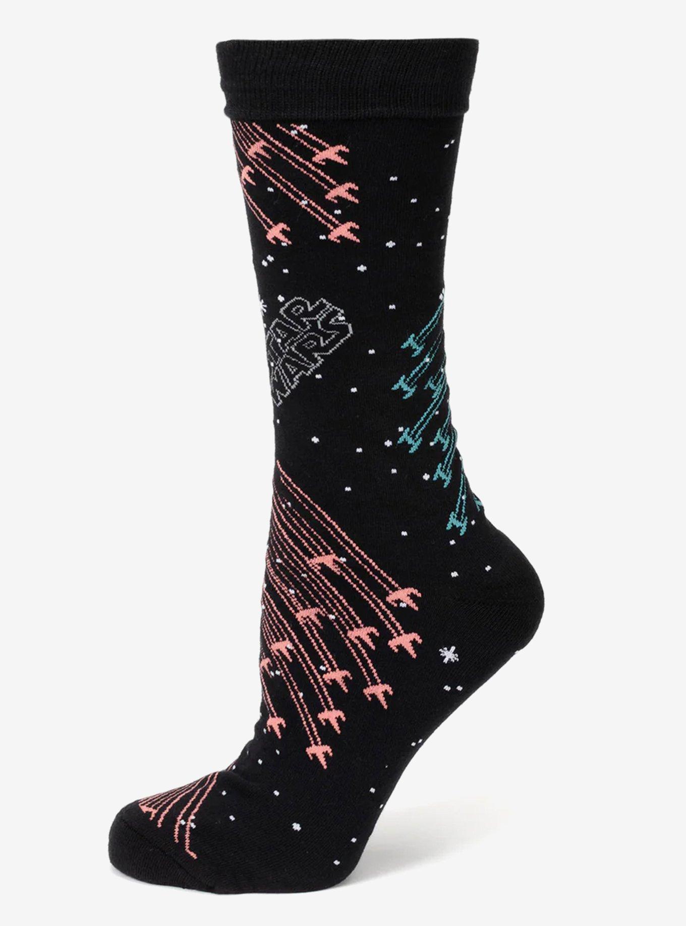 Star Wars X-Wing and TIE Fighter Battle Dress Socks and Lapel Pin Gift Set, , hi-res