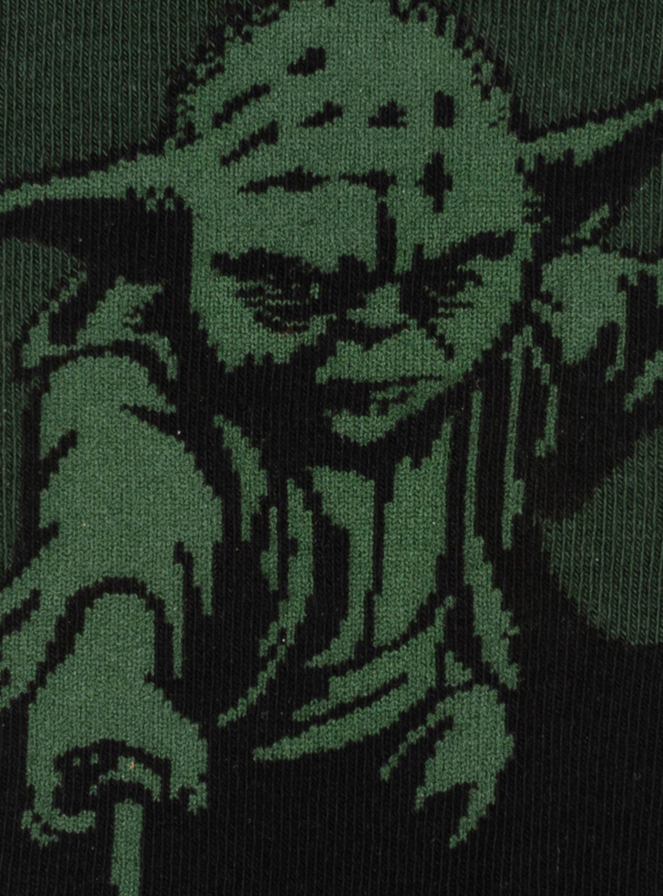 Star Wars Yoda Green Dress Socks and Jedi Order Crest Lapel Pin Gift Set, , alternate