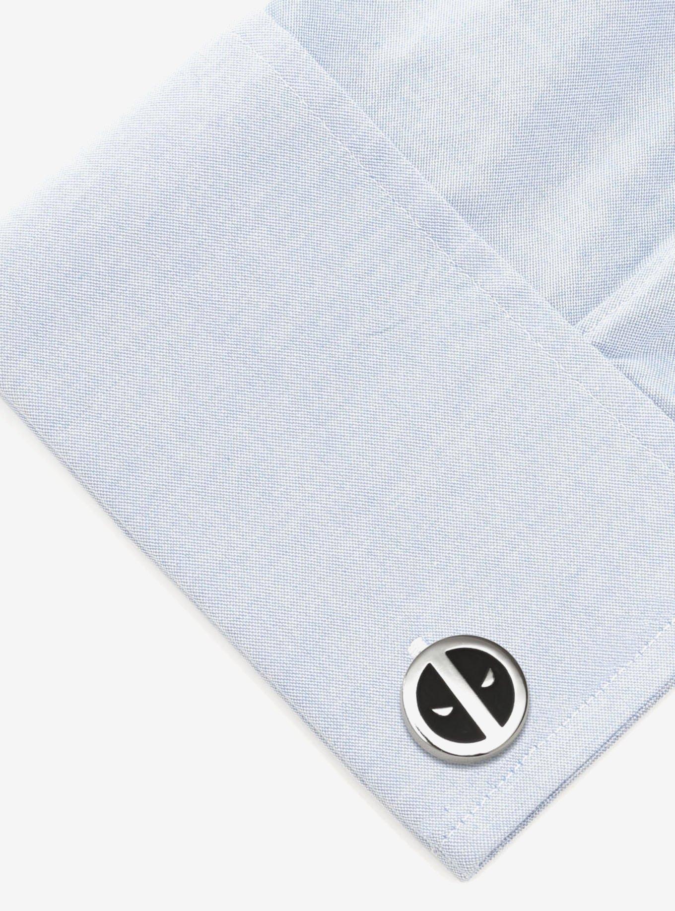 Marvel Deadpool Cufflinks and Tie Bar Gift Set, , alternate