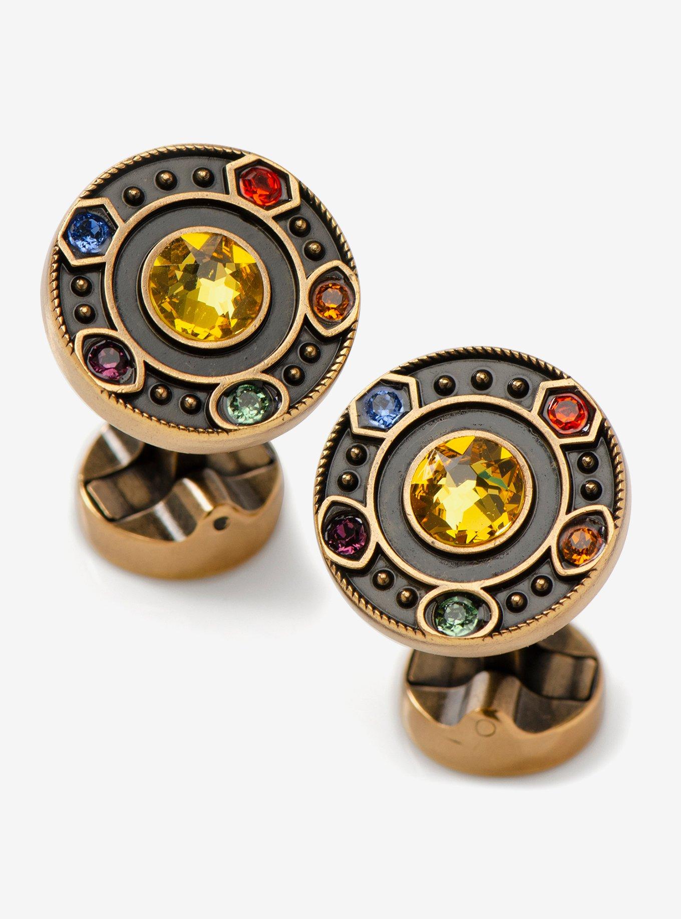 Marvel Avengers  Infinity Stones Cufflinks and Socks Gift Set, , alternate