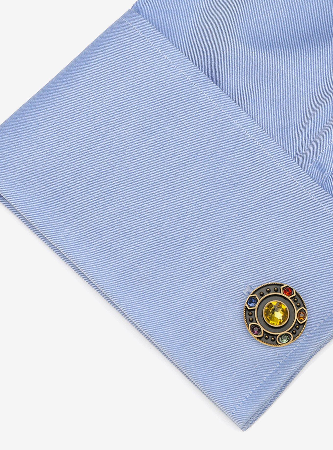 Marvel Avengers  Infinity Stones Cufflinks and Socks Gift Set, , alternate