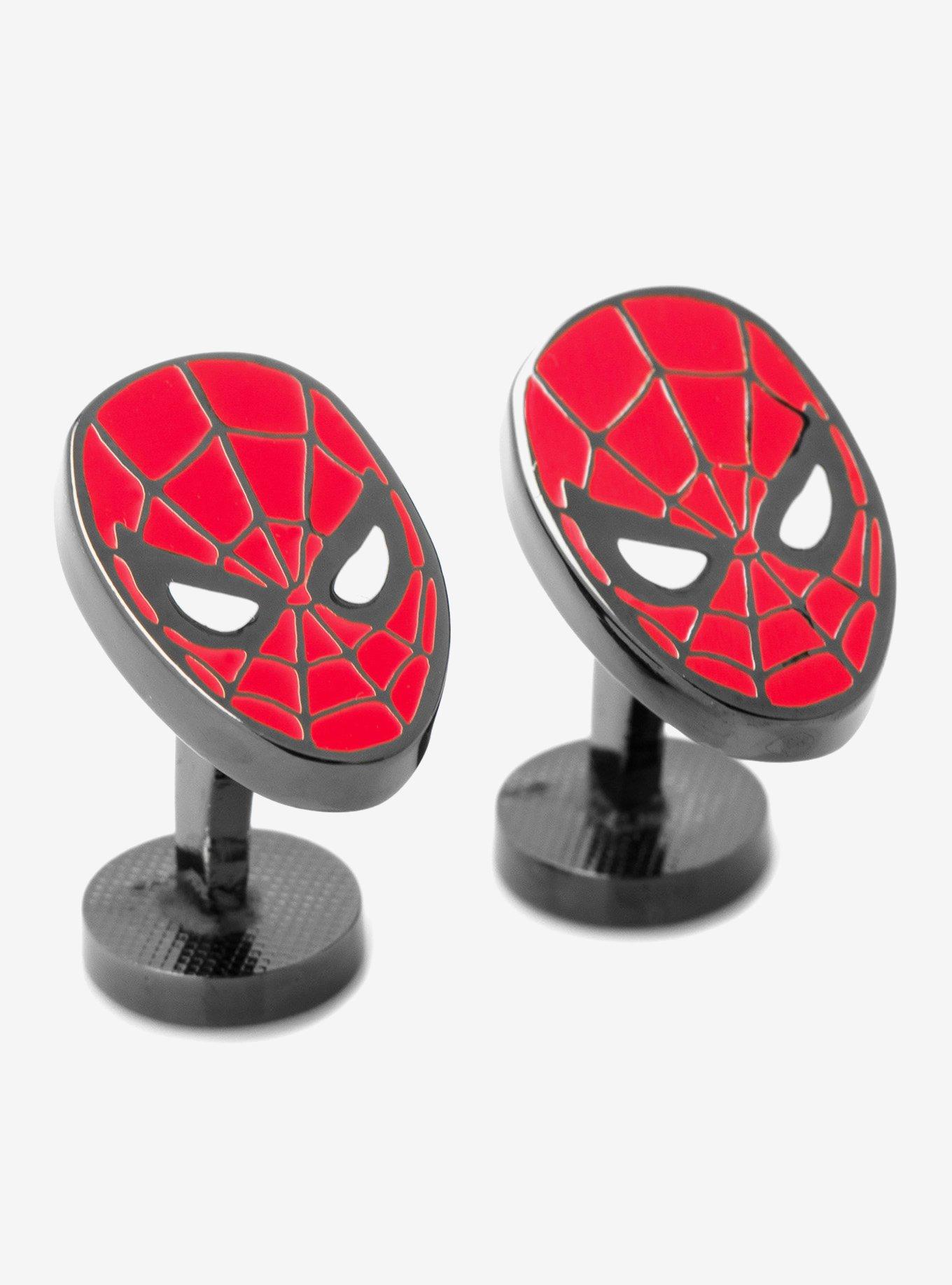 Marvel Spider Man Cufflinks and Tie Bar Gift Set, , hi-res
