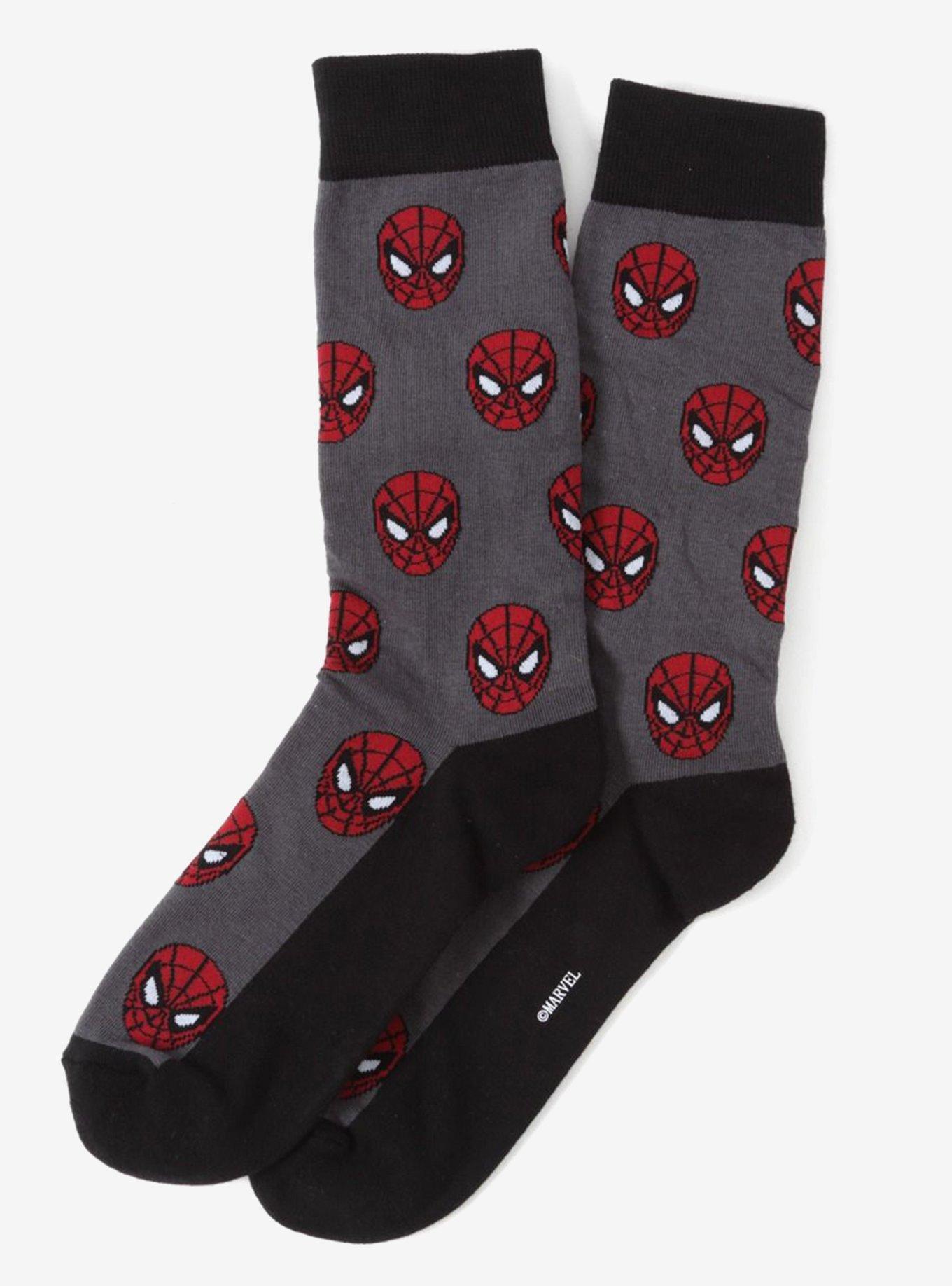 Marvel Spider Man 3 Pack Socks and Lapel Pin Gift Set, , alternate