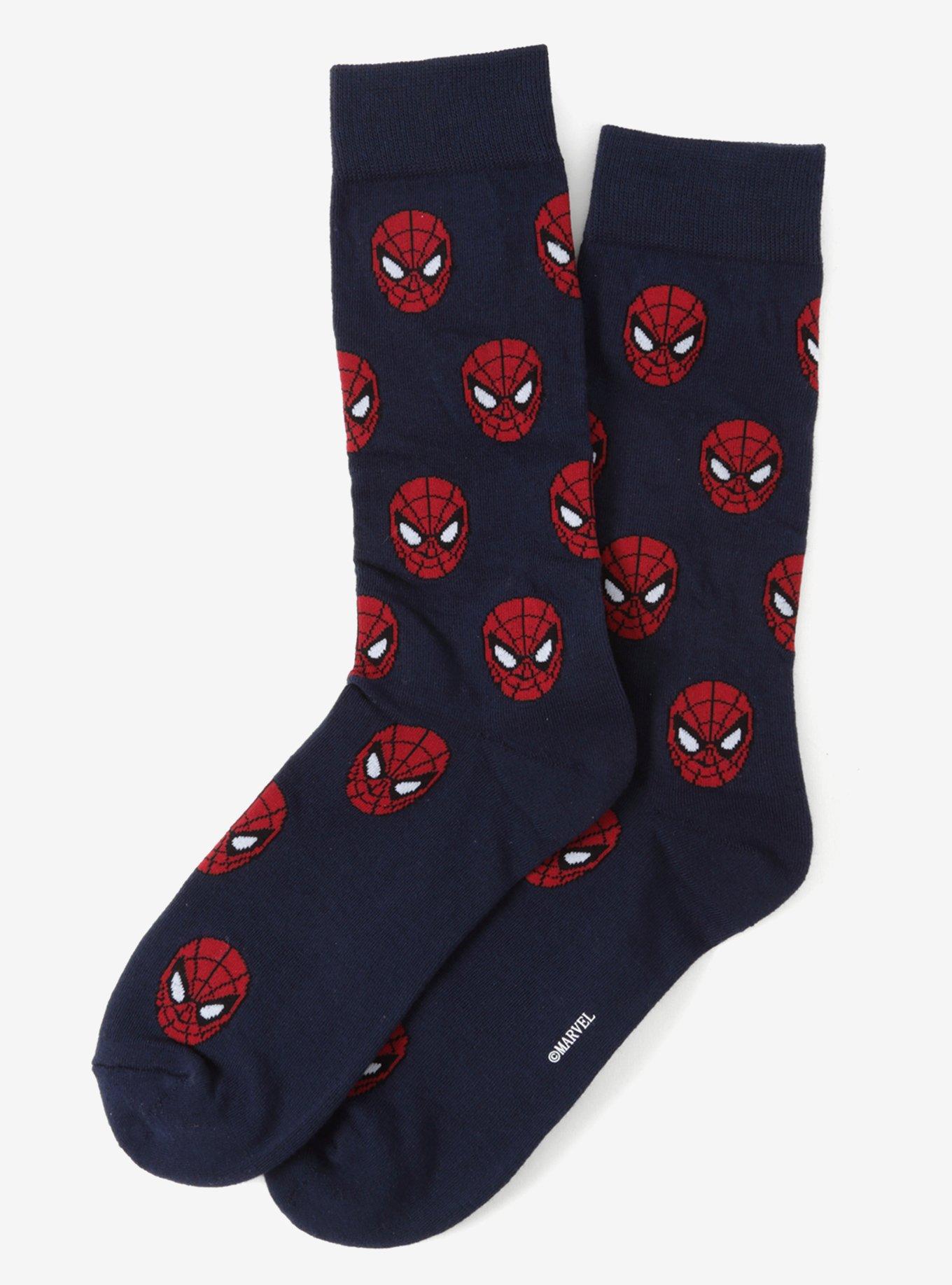 Marvel Spider Man 3 Pack Socks and Lapel Pin Gift Set, , alternate