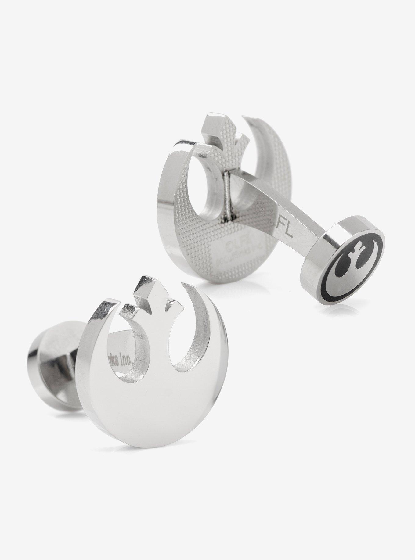 Star Wars Rebel Alliance Crest Stainless Steel Cufflinks, , hi-res